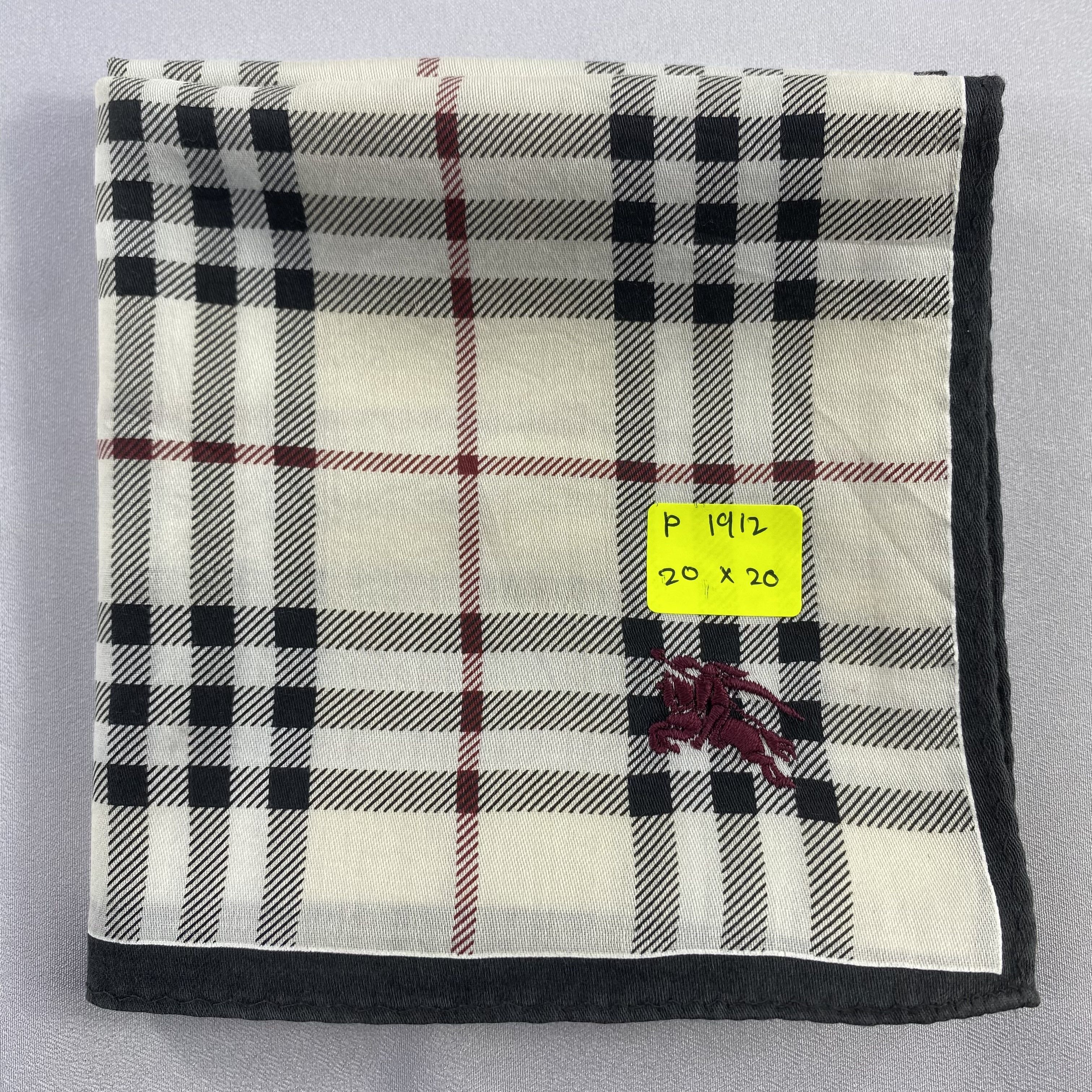 Burberry × Vintage Burberry Handkerchief / Neckerchief / Bandana-P1912 Size ONE SIZE - 6 Thumbnail