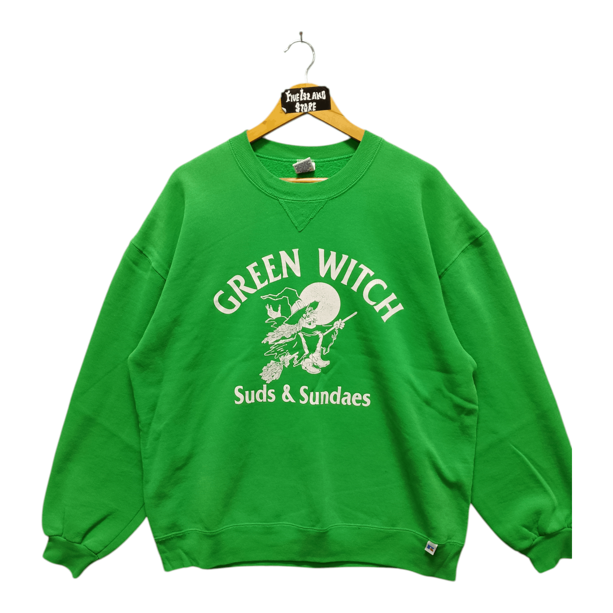 Vintage Vintage Russell Athletic “Green Witch Suds & Sundaes” Size US XL / EU 56 / 4 - 1 Thumbnail