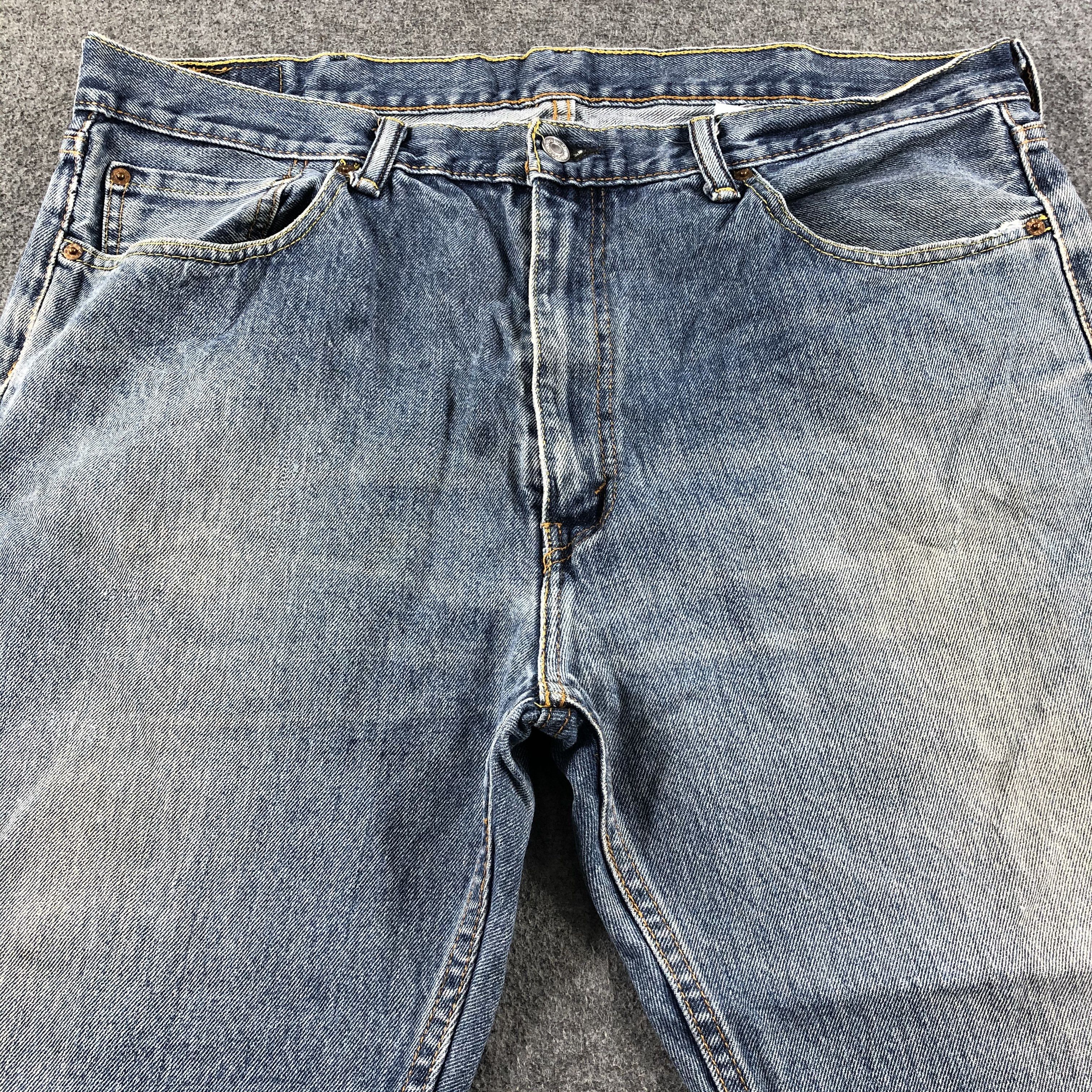 Levi's Vintage Blue Wash Levis 505 Jeans-J2492 Size US 40 / EU 56 - 3 Thumbnail