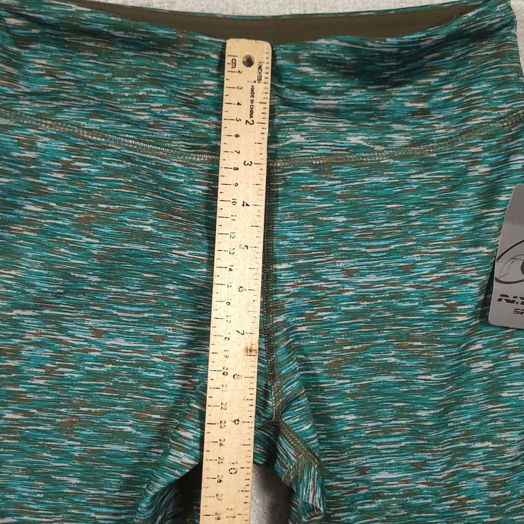 Vintage New York Laundry Athleisure Green Gym Workout Pull On Pants Womens Small Legging Size 28" / US 6 / IT 42 - 7 Thumbnail