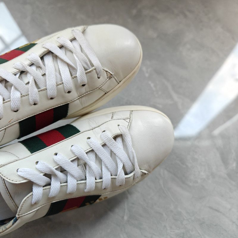 Gucci Gucci Ace Floral Print Sneakers for Men - Size US 9 / EU 42 - 5 Thumbnail