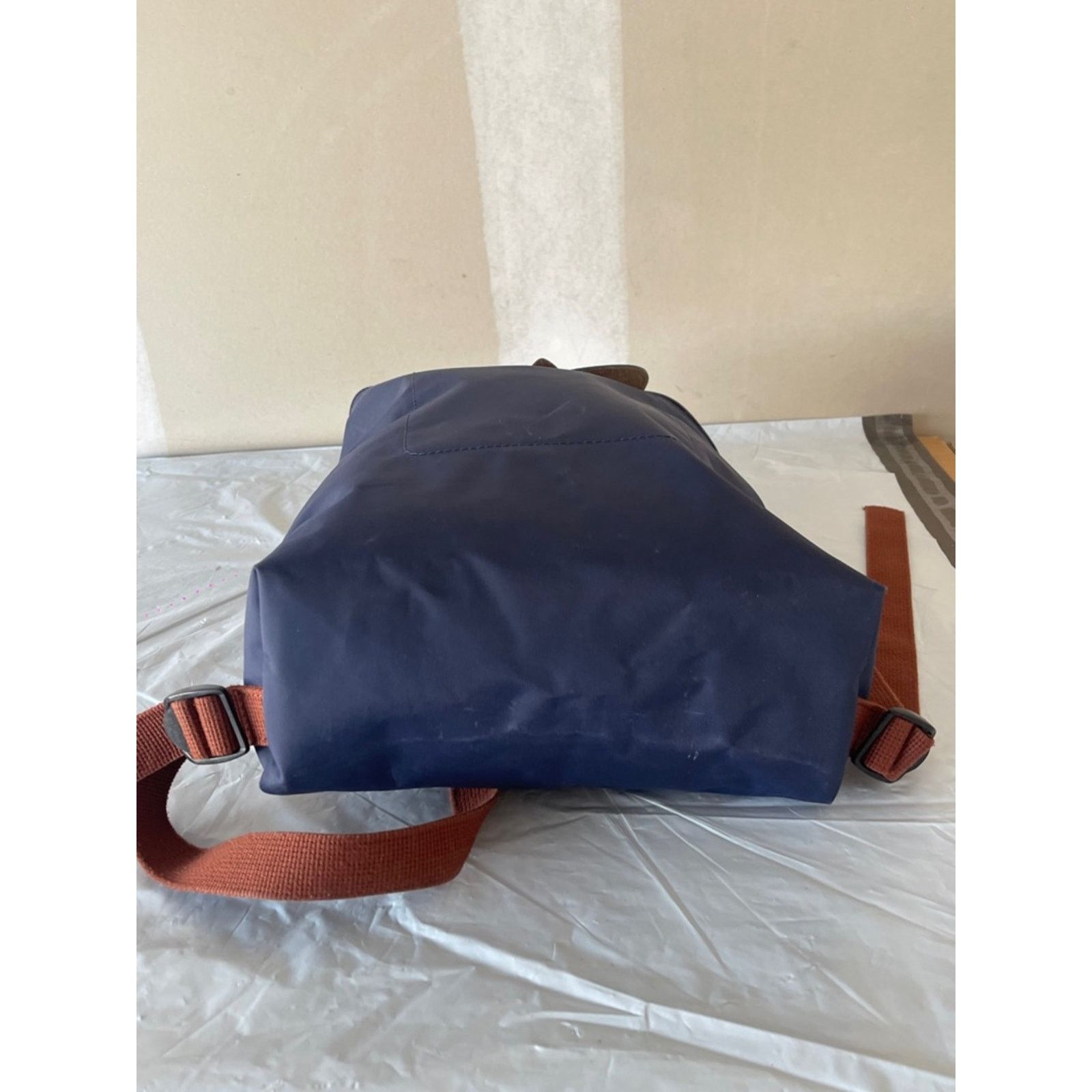 Longchamp Longchamp Le Pilage Backpack Navy 10" x 12" Size ONE SIZE - 6 Thumbnail