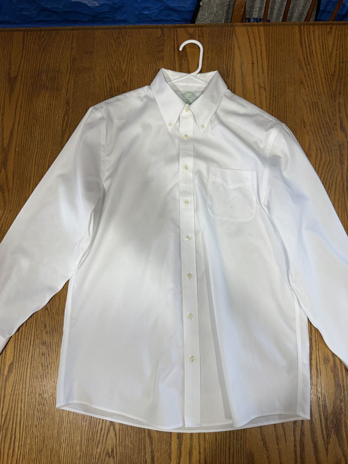 Brooks Brothers VGC Brooks Brothers Non-Iron Button-Down Collar 16-32/33 Size 38R - 1 Thumbnail