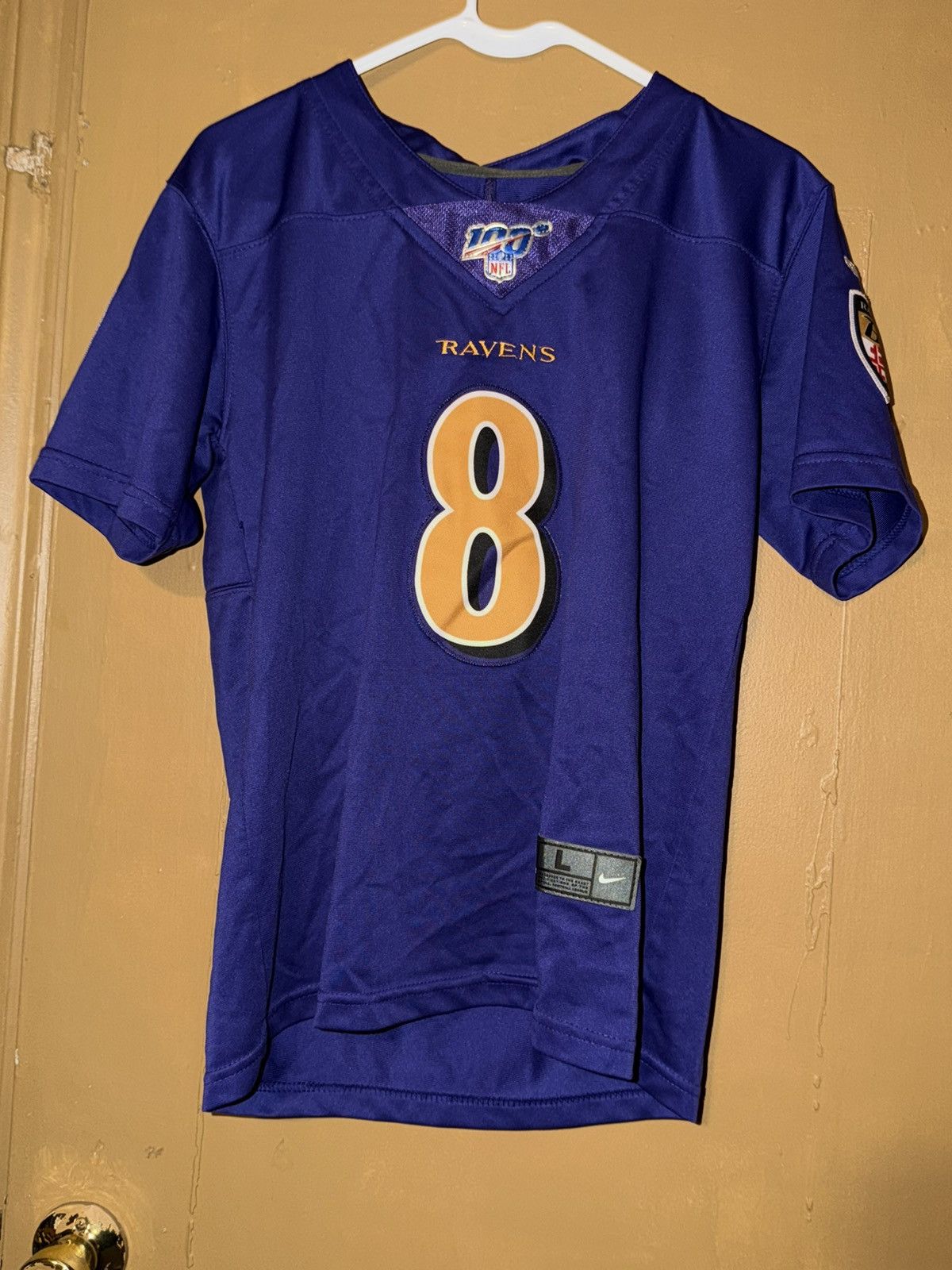 Nike Nike NFL Baltimore Ravens Lamar Jackson Jersey Youth Large Size US L / EU 52-54 / 3 - 1 Thumbnail
