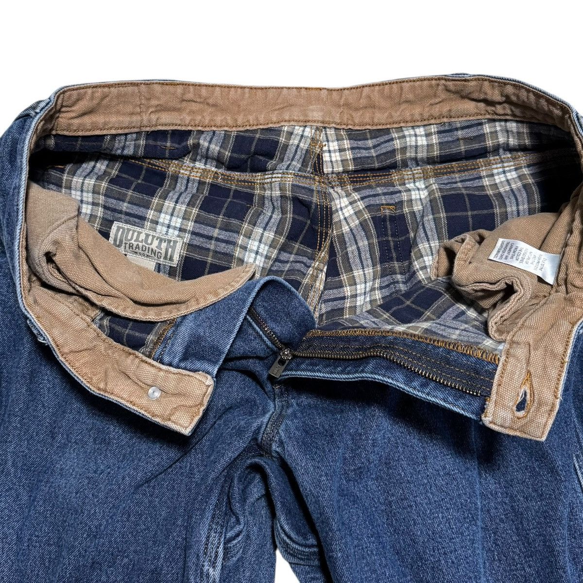 Duluth Trading Company Duluth Trading Company Flannel Lined Cotton Jean Men’s 38x30 Size US 38 / EU 54 - 4 Thumbnail
