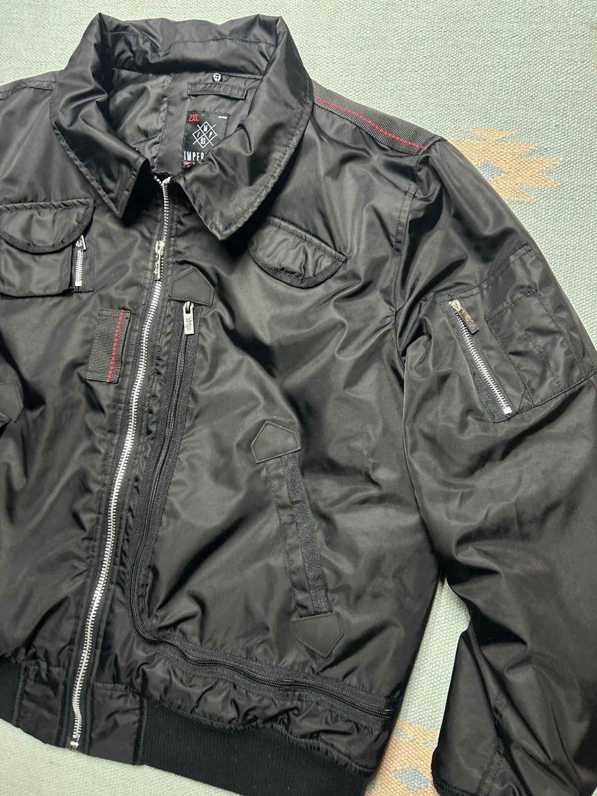 Vintage Imperious Delf bomber flight jacket MA-1 style y2k nylon XXL Size US XXL / EU 58 / 5 - 2 Thumbnail