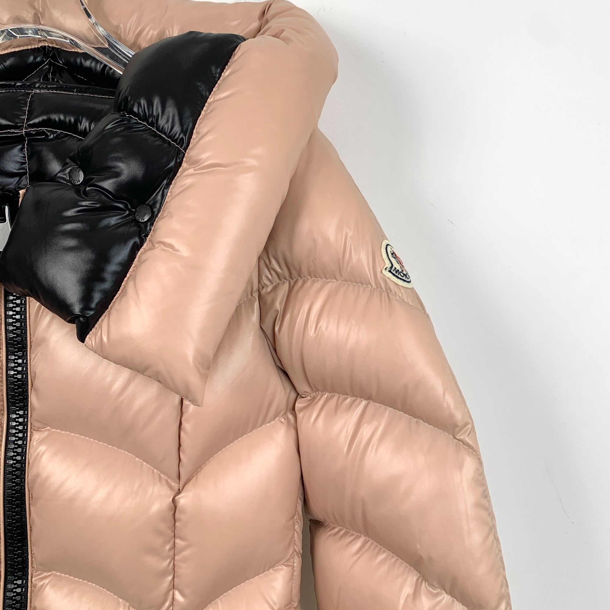 Moncler Moncler Womens Akebia Hooded Down Jacket Meat Pink XS Size Q Size XS / US 0-2 / IT 36-38 - 7 Thumbnail