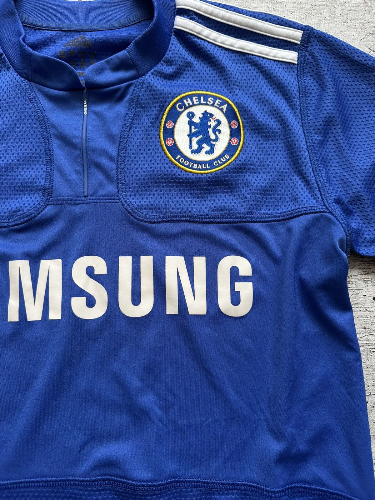 Adidas 2010/11 Youth Adidas Chelsea Lampard Vintage Soccer Jersey Size US S / EU 44-46 / 1 - 6 Thumbnail