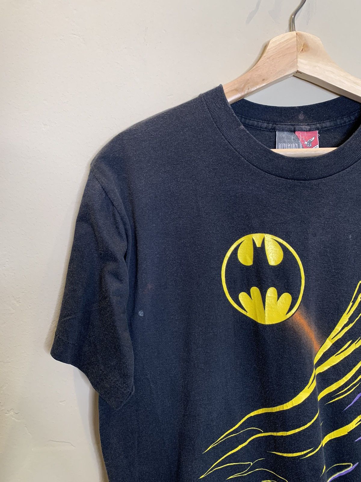 DC Comics × Vintage *RARE* Vintage 1989 Batman Bat Signal Single Stitch DC Shirt Size US L / EU 52-54 / 3 - 4 Thumbnail