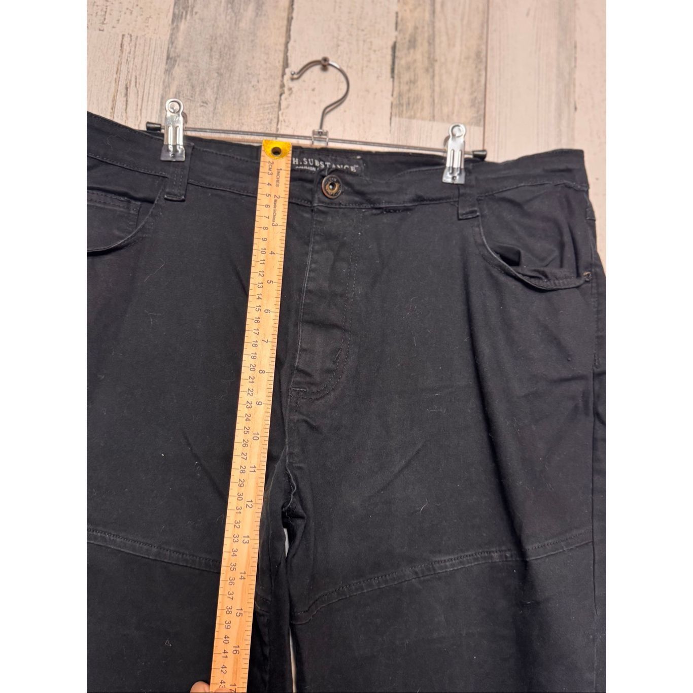 Other Truth Substance Men’s Black Pants 42x32 | Stretch Cotton Cas Size US 42 / EU 58 - 5 Thumbnail