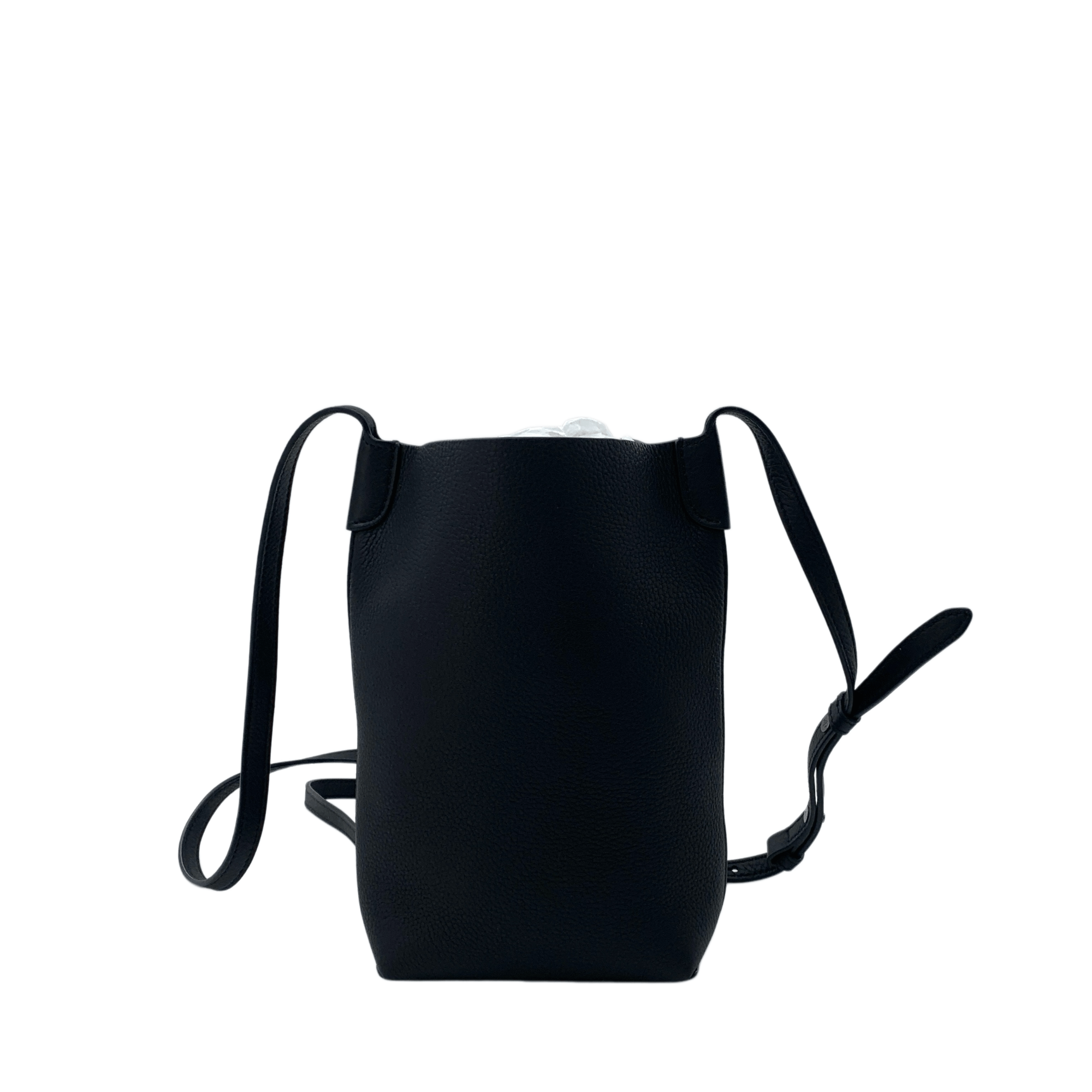 Loro Piana Loro Piana Bale Leather Phone Bag Black Size ONE SIZE - 4 Thumbnail