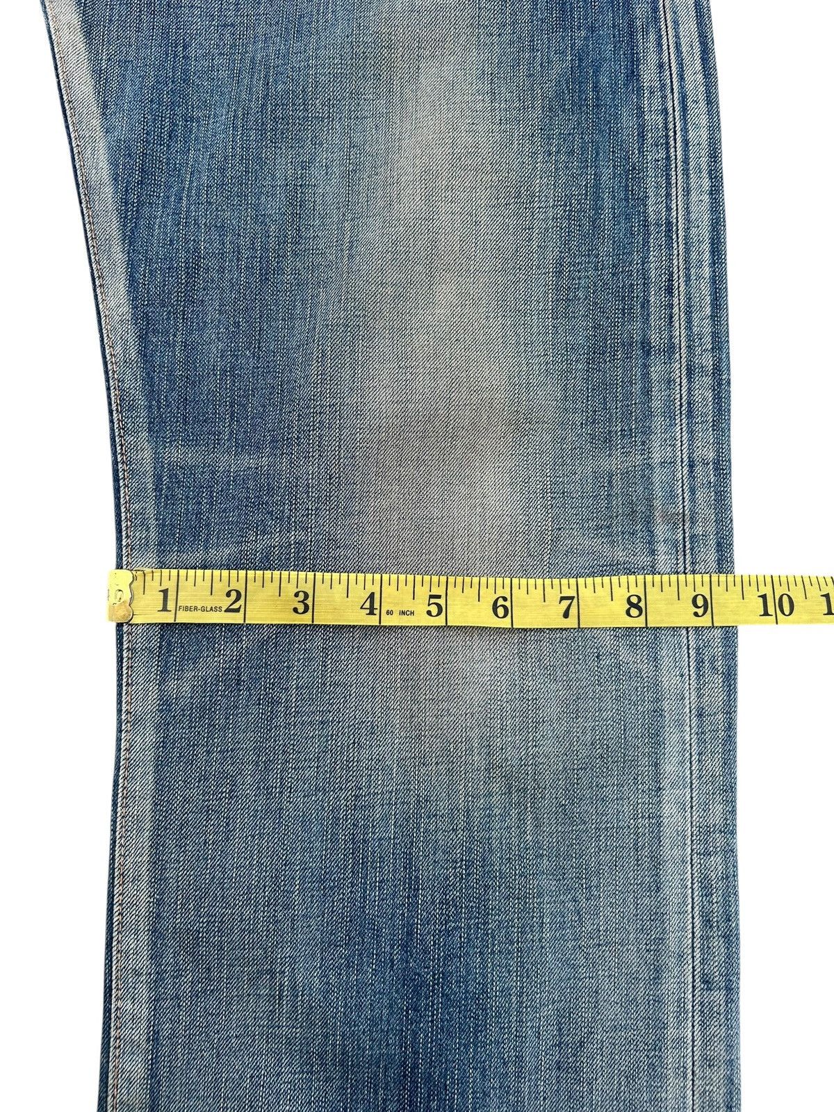 Kapital Vintage Edwin Skull Distressed Japanese Faded Denim Jeans ☠️ Size US 32 / EU 48 - 21 Thumbnail