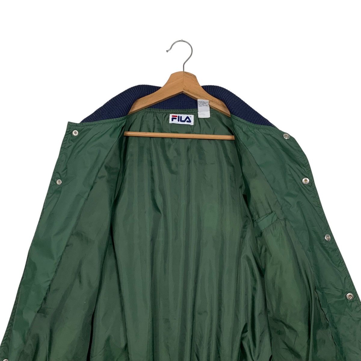 Fila Vintage 90’s FILA Big Logo Coach Jacket Varsity #2595-C117 Size US M / EU 48-50 / 2 - 12 Thumbnail