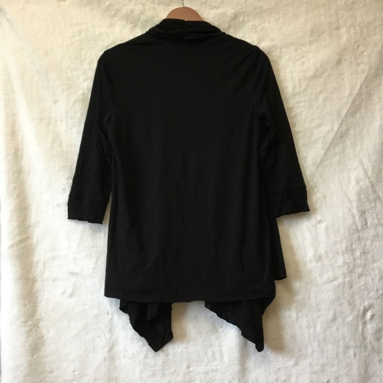Other Max Studio Black Open-Front Cardigan Size S / US 4 / IT 40 - 6 Thumbnail