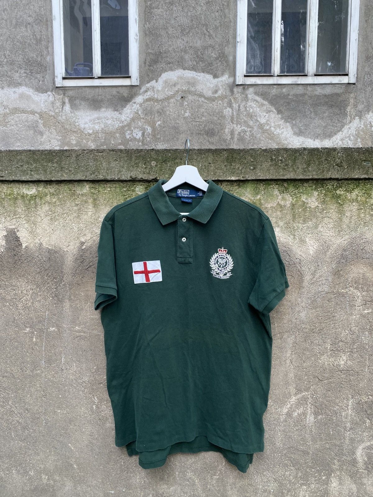 Other Polo Ralph Lauren England Embroidered Logo Y2K Polo T-Shirt Size US L / EU 52-54 / 3 - 1 Thumbnail