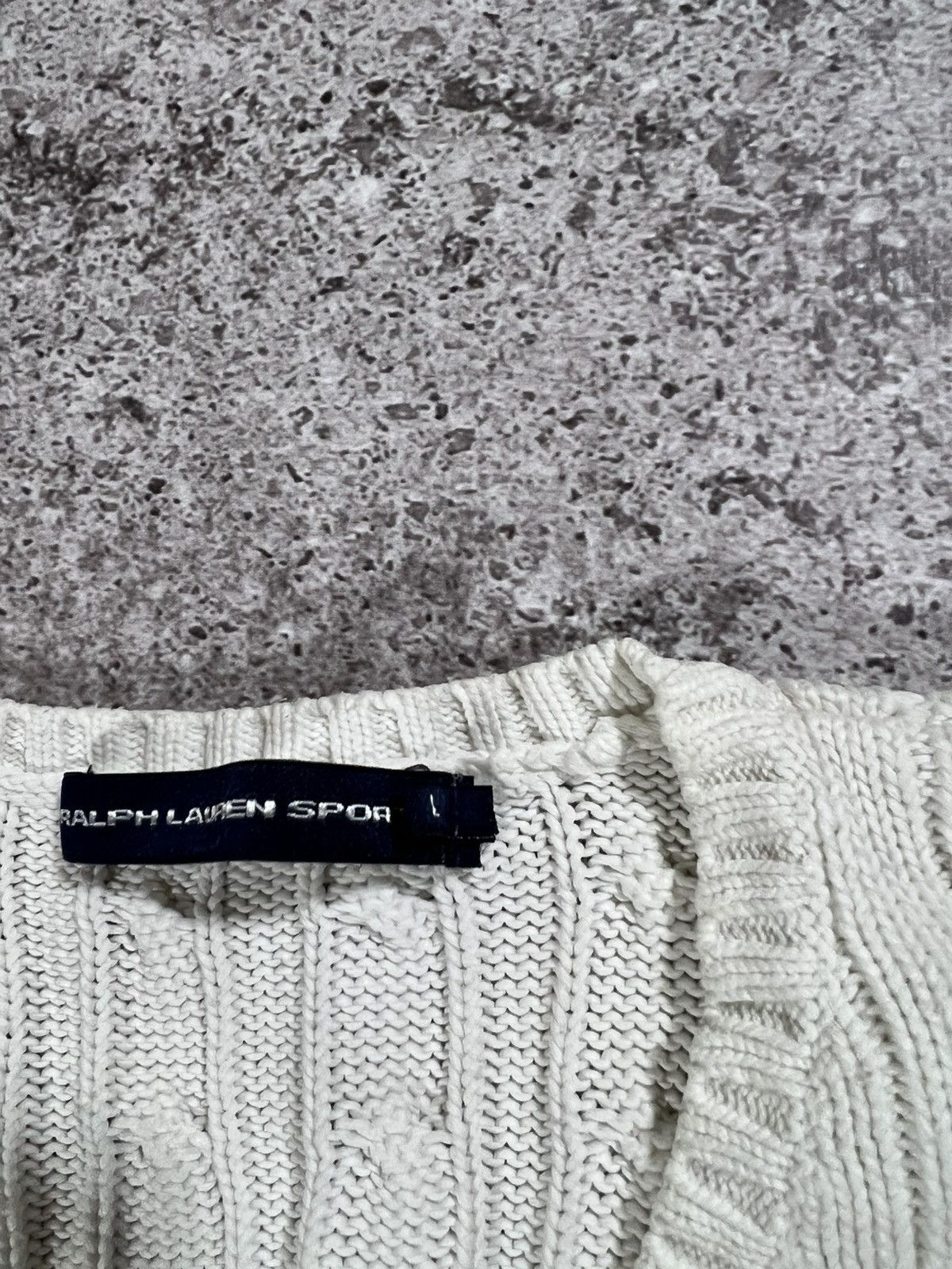 Polo Ralph Lauren Polo Ralph Lauren sweater Knitted vintage 90s V-neck Y2k Size L / US 10 / IT 46 - 7 Thumbnail