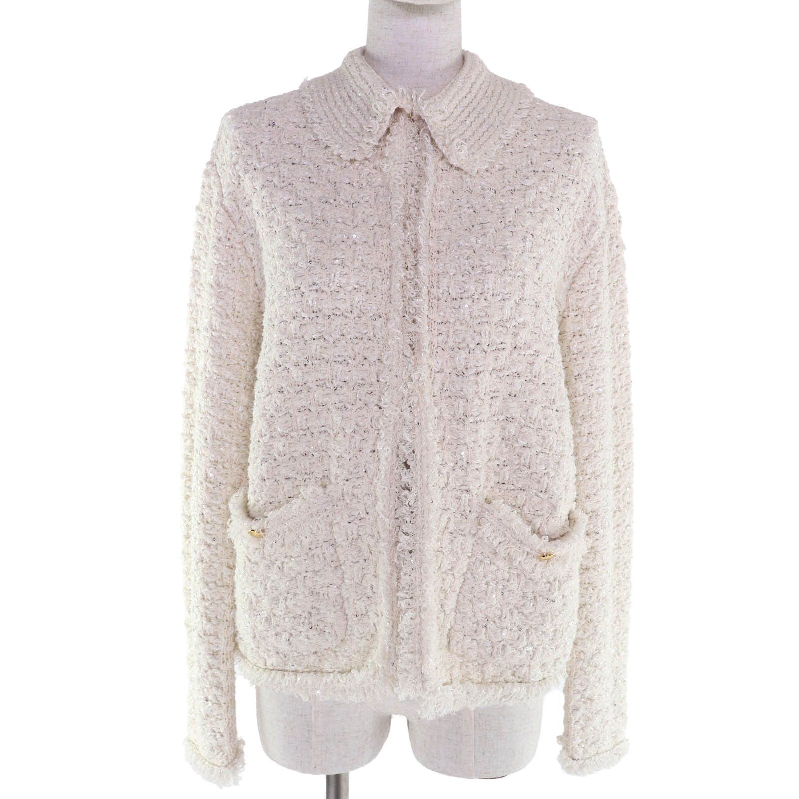 Other Other Drawer Sequin Knit Cotton Jacket Textile Outerwear DUTY FREE for USA Size ONE SIZE - 1 Thumbnail
