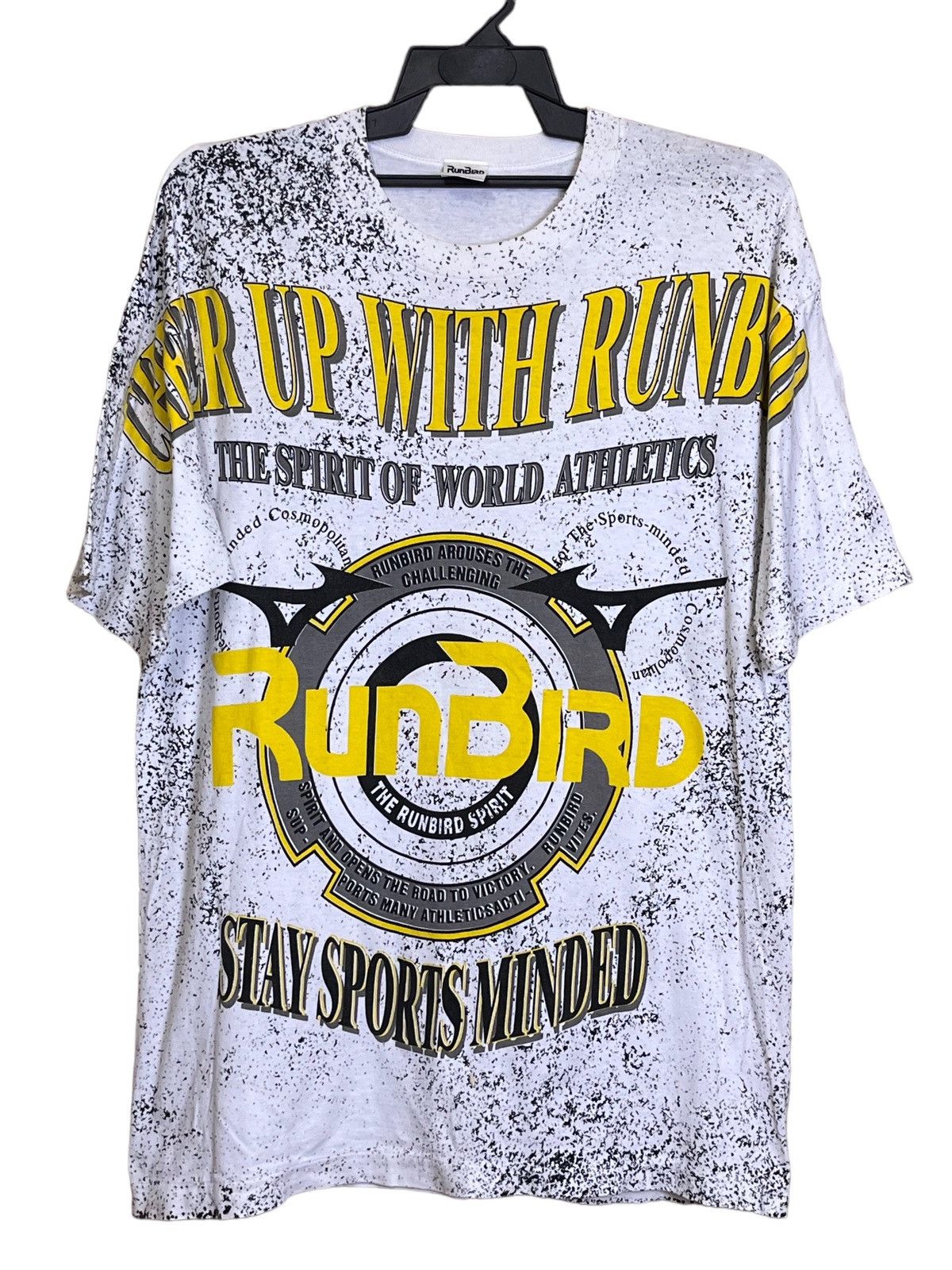 Vintage RARE🔥VINTAGE 90s RUNBIRD MIZUNO FULL PRINT T SHIRT Size US L / EU 52-54 / 3 - 1 Thumbnail