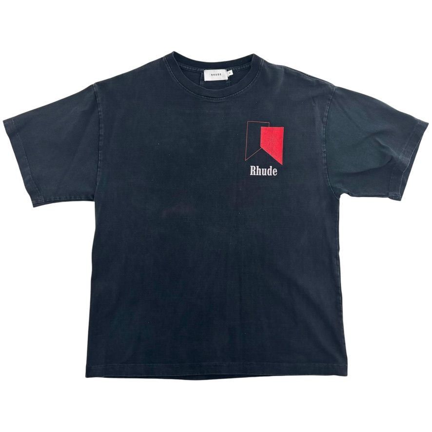 Rhude Logo Tee Navy Size US XS / EU 42 / 0 - 1 Thumbnail