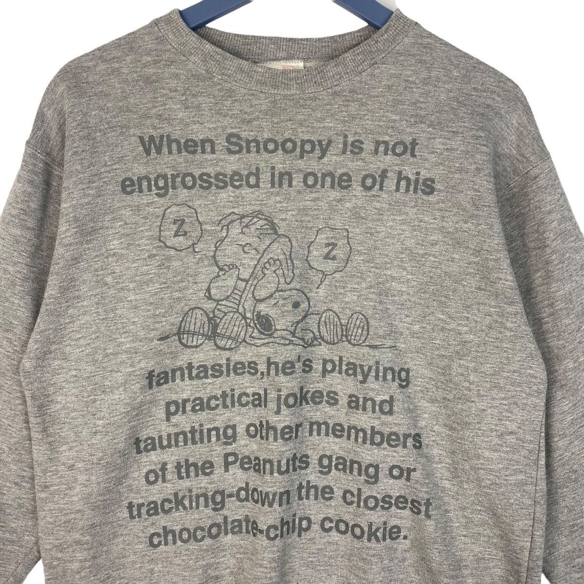 Peanuts × Snoop Dogg × Vintage Vintage Peanuts Cartoon Embroidered Sweatshirt Grey Size M / US 6-8 / IT 42-44 - 4 Thumbnail