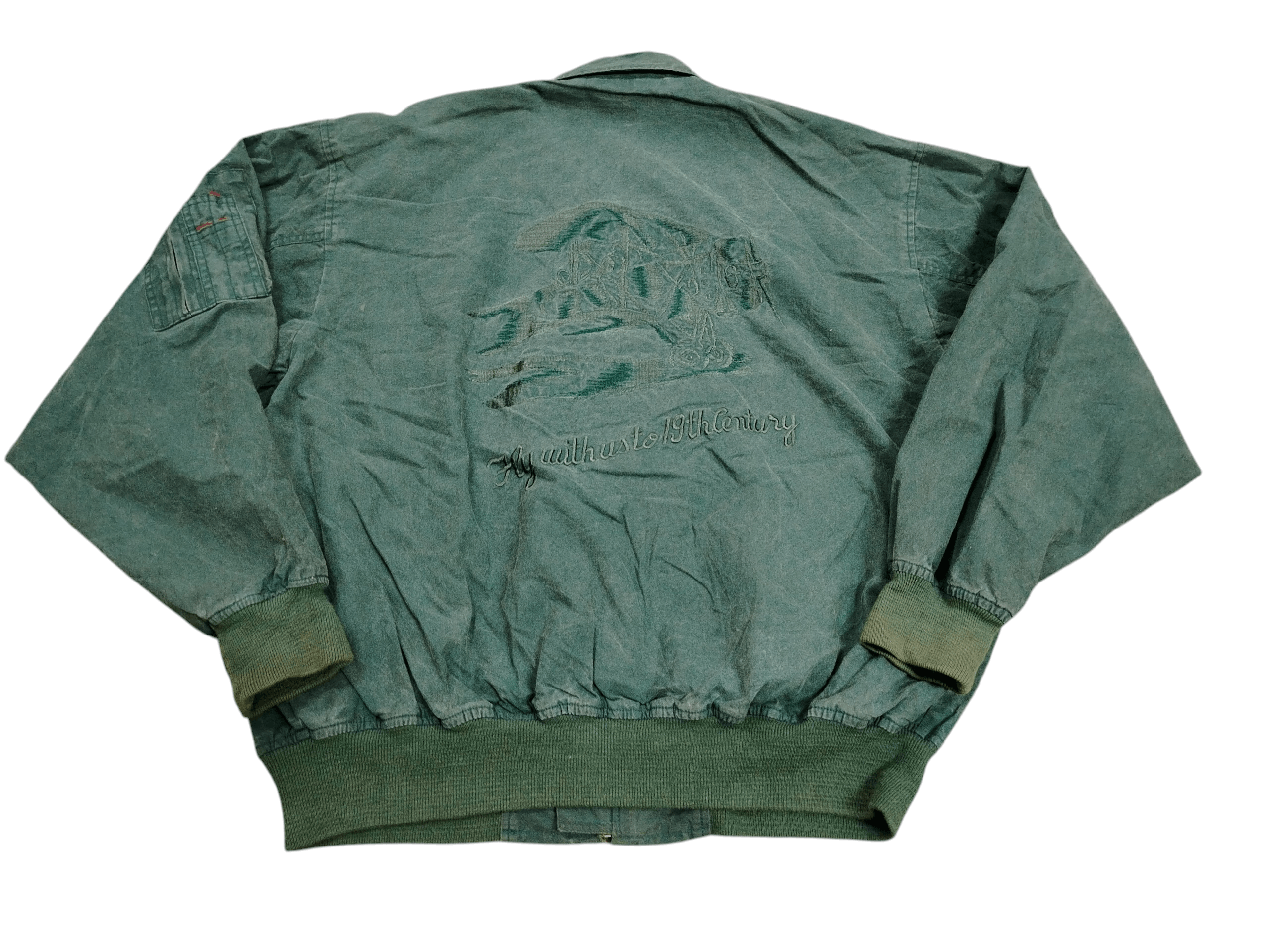 Vintage Vintage Freesy Hot Torpedo 8 WWII Flight Jacket Size US L / EU 52-54 / 3 - 2 Thumbnail