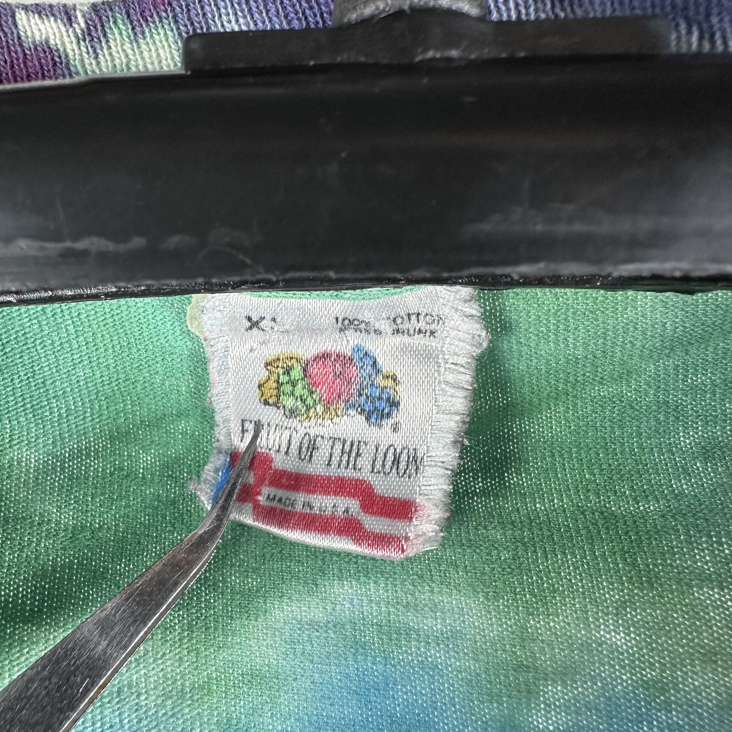 Vintage ​Vintage 1990 Rainforest Gone in Our Lifetime? Tie Dye Tee Size US L / EU 52-54 / 3 - 5 Thumbnail