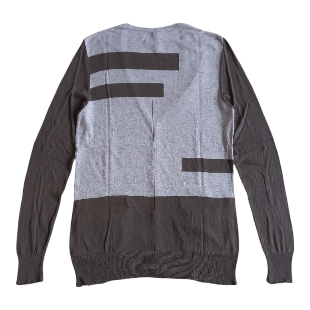 Black Barrett Black Barrett by Neil Barrett - Striped Cardigan Size US M / EU 48-50 / 2 - 2 Thumbnail
