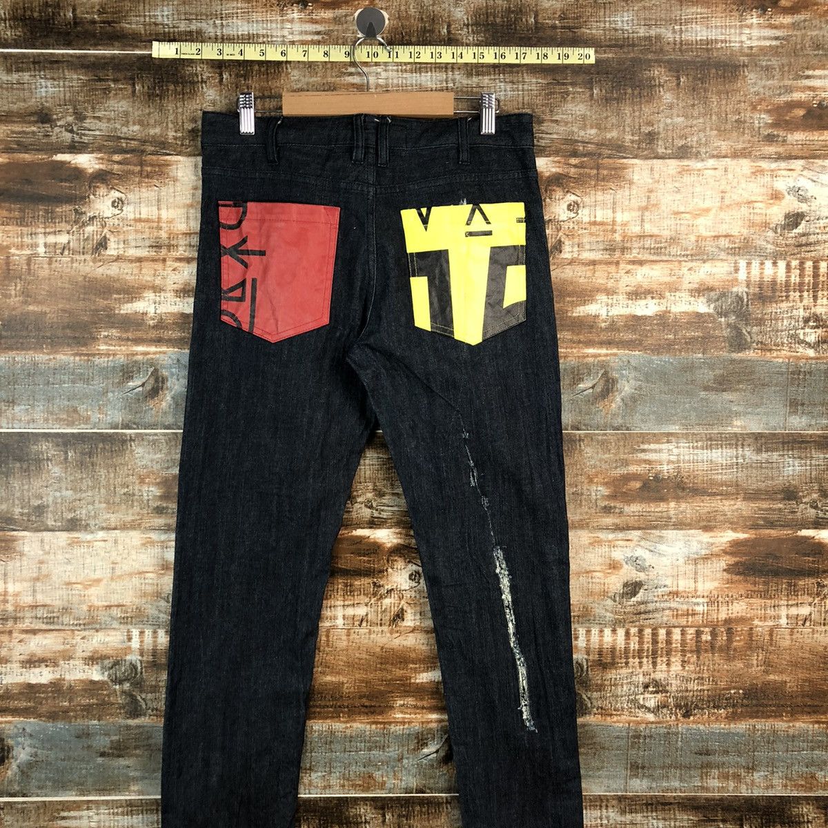 Andrea Pompilio Onitsuka Tiger x Andrea Pompilio Distressed Denim Pant #2446 Size US 29 - 2 Thumbnail