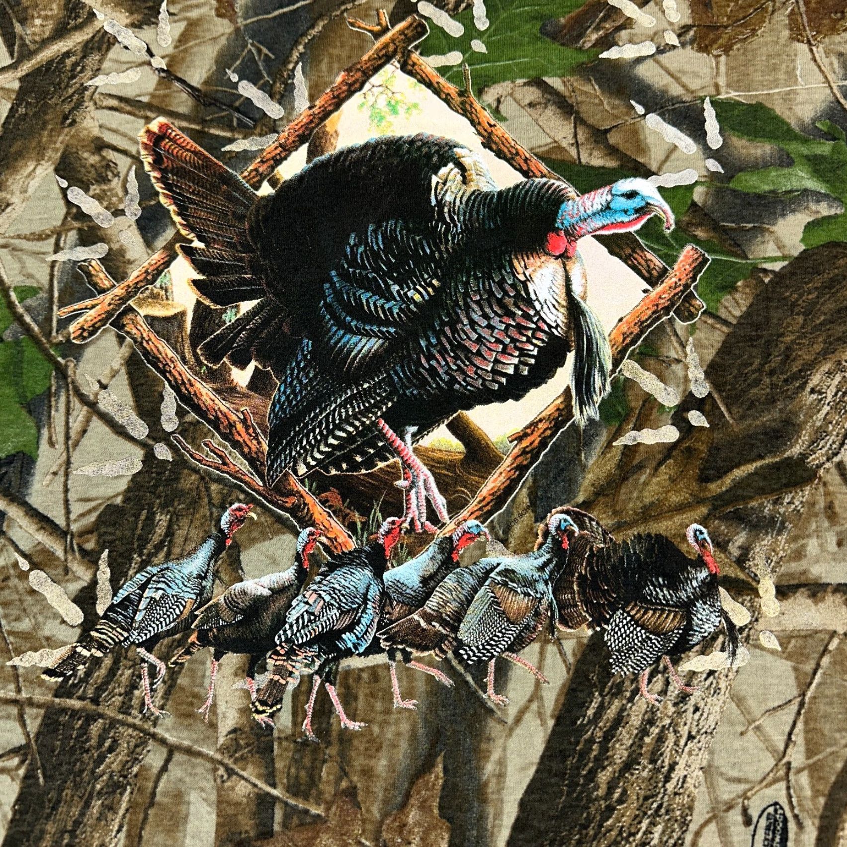 Realtree Vintage Jon Q Wright Shirt Mens Large Realtree Hardwoods Camo Turkey Deadstock Shirt Mens Large Realtree Hardwoods Camo Turkey Deadstock Size US L / EU 52-54 / 3 - 2 Thumbnail