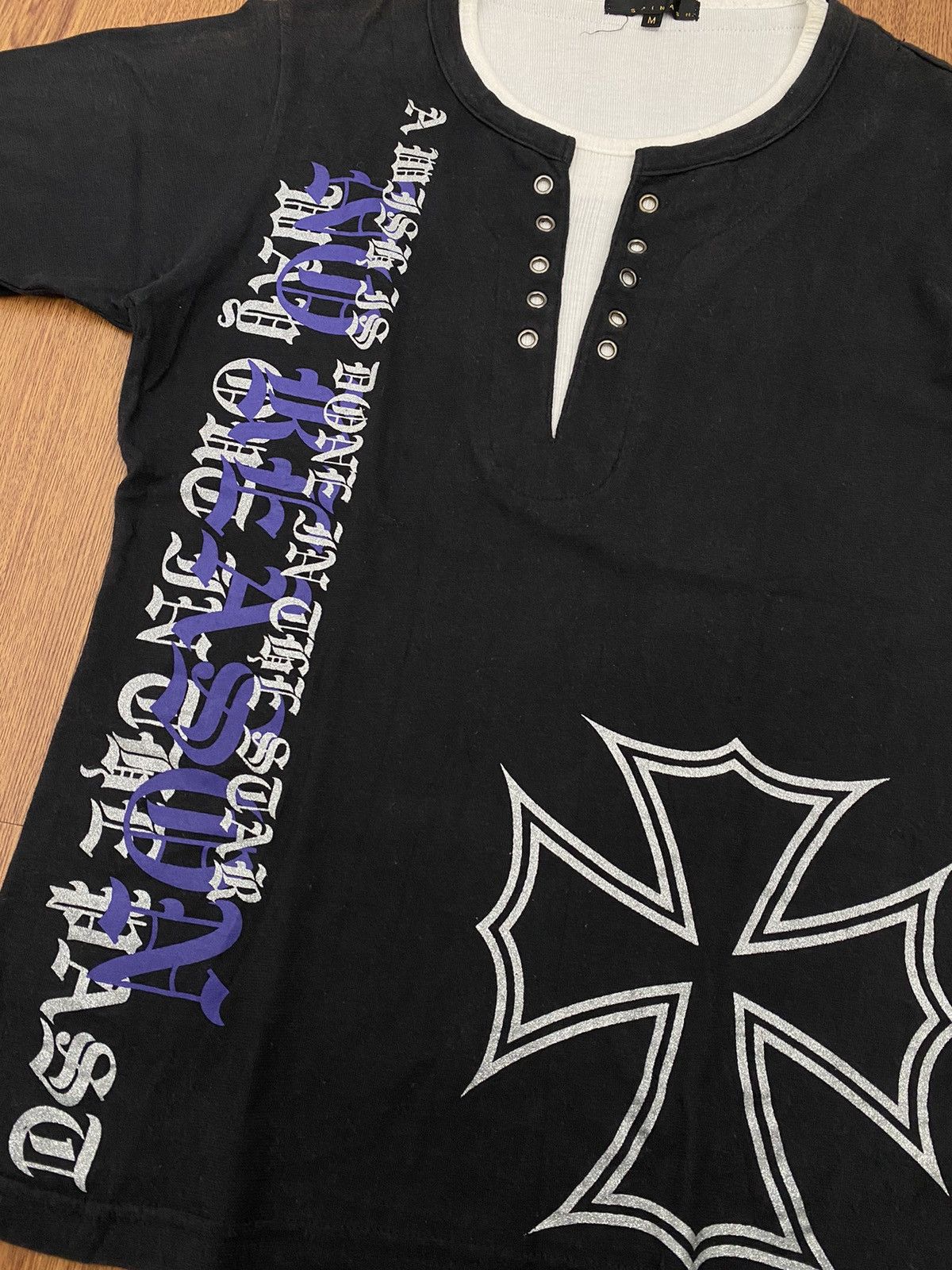 If Six Was Nine × Japanese Brand × Le Grande Bleu (L.G.B.) Spinash punk t-shirt Size US M / EU 48-50 / 2 - 2 Thumbnail