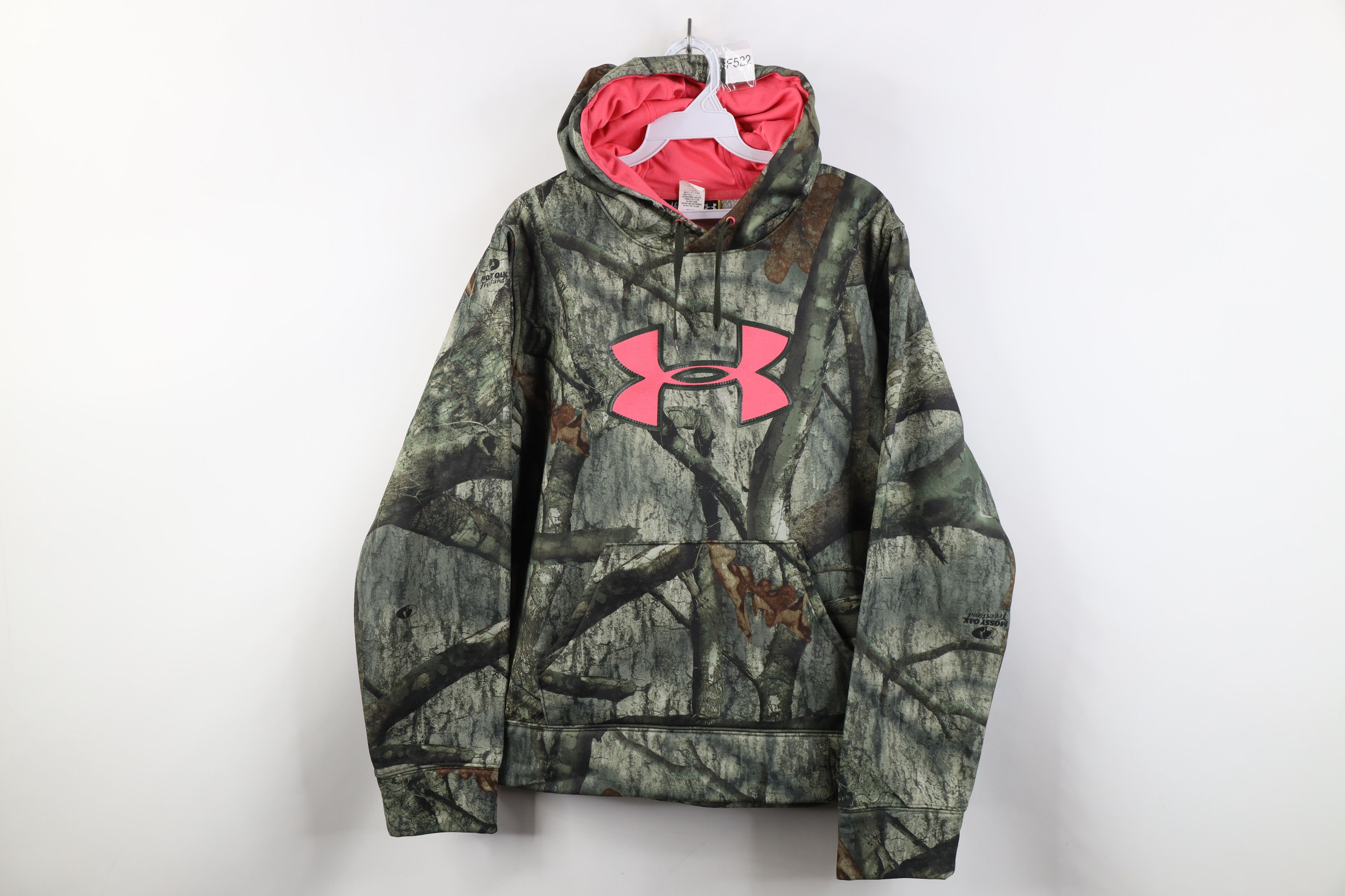 Under Armour Under Armour Big Logo Mossy Oak Camouflage Hoodie Sweatshirt Size L / US 10 / IT 46 - 1 Thumbnail