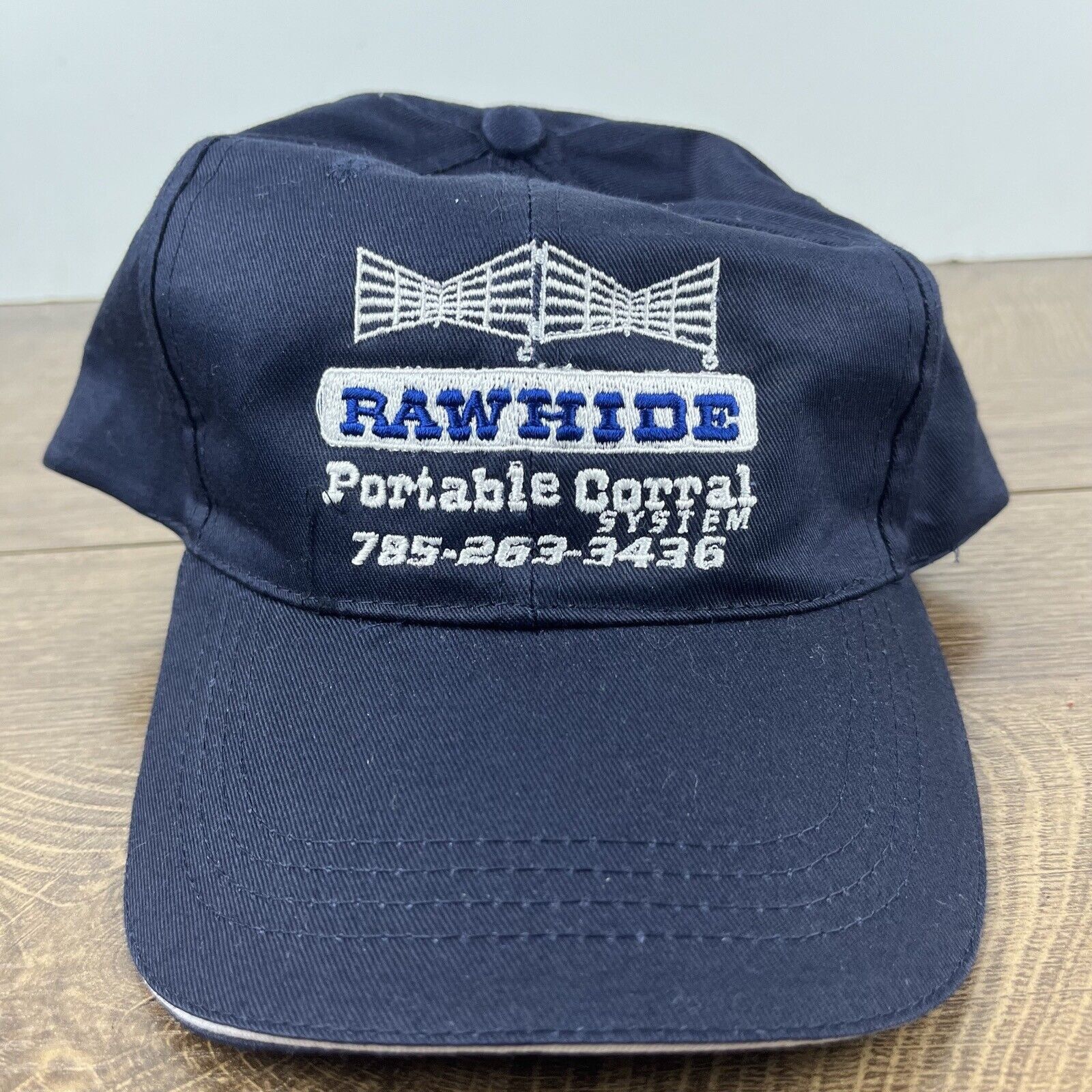 Other Rawhide Portable Corral Hat Blue Cap Hat Adjustable Hat Blue Size ONE SIZE - 4 Thumbnail