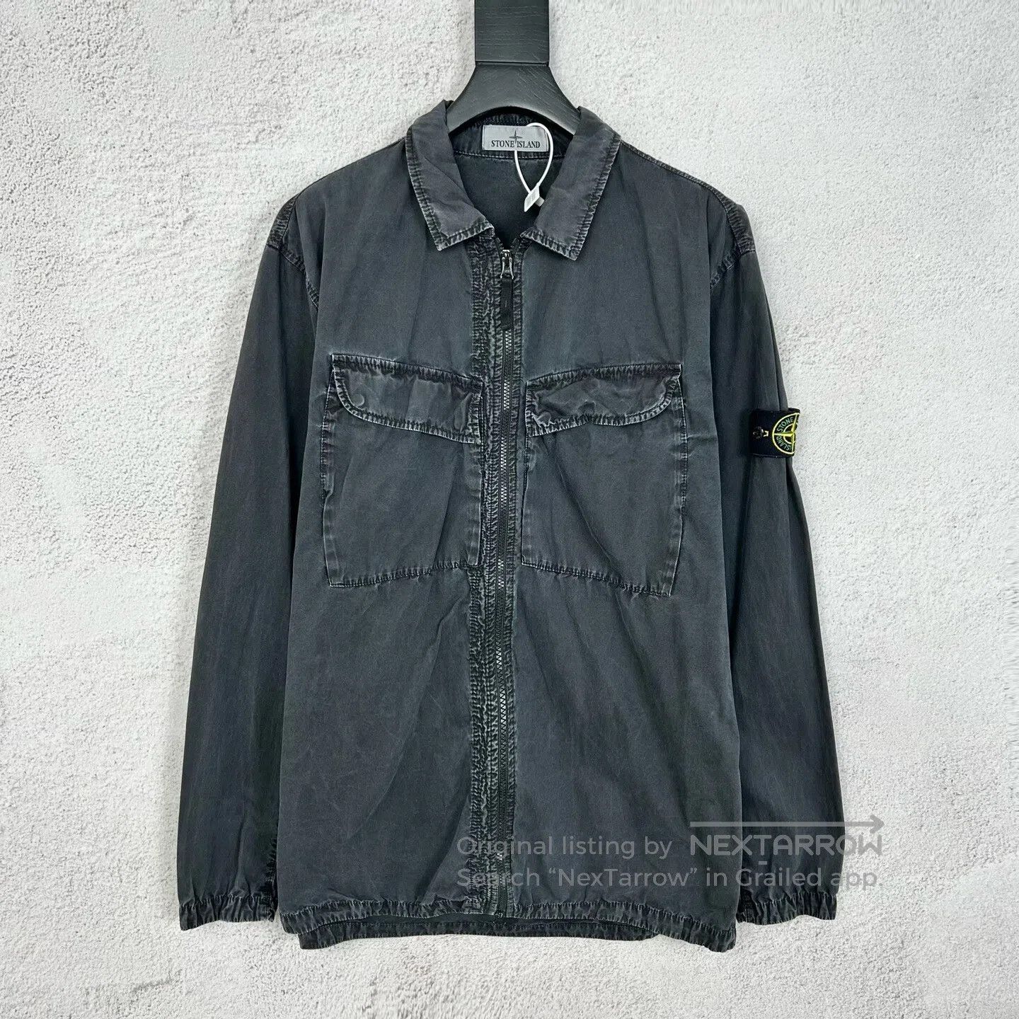 Stone Island STONE ISLAND Zippered, washable shirt; suitable for spring Size US XXL / EU 58 / 5 - 1 Thumbnail