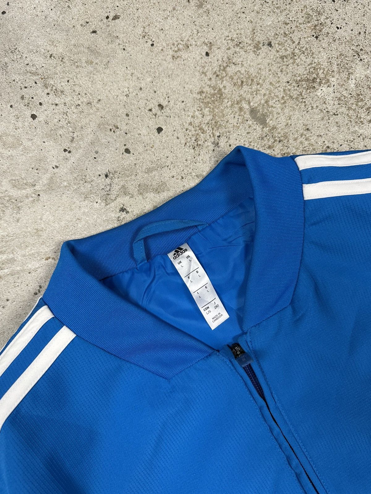 Adidas Adidas x Real Madrid Blue Light Track Jacket Training Top Size US L / EU 52-54 / 3 - 9 Thumbnail
