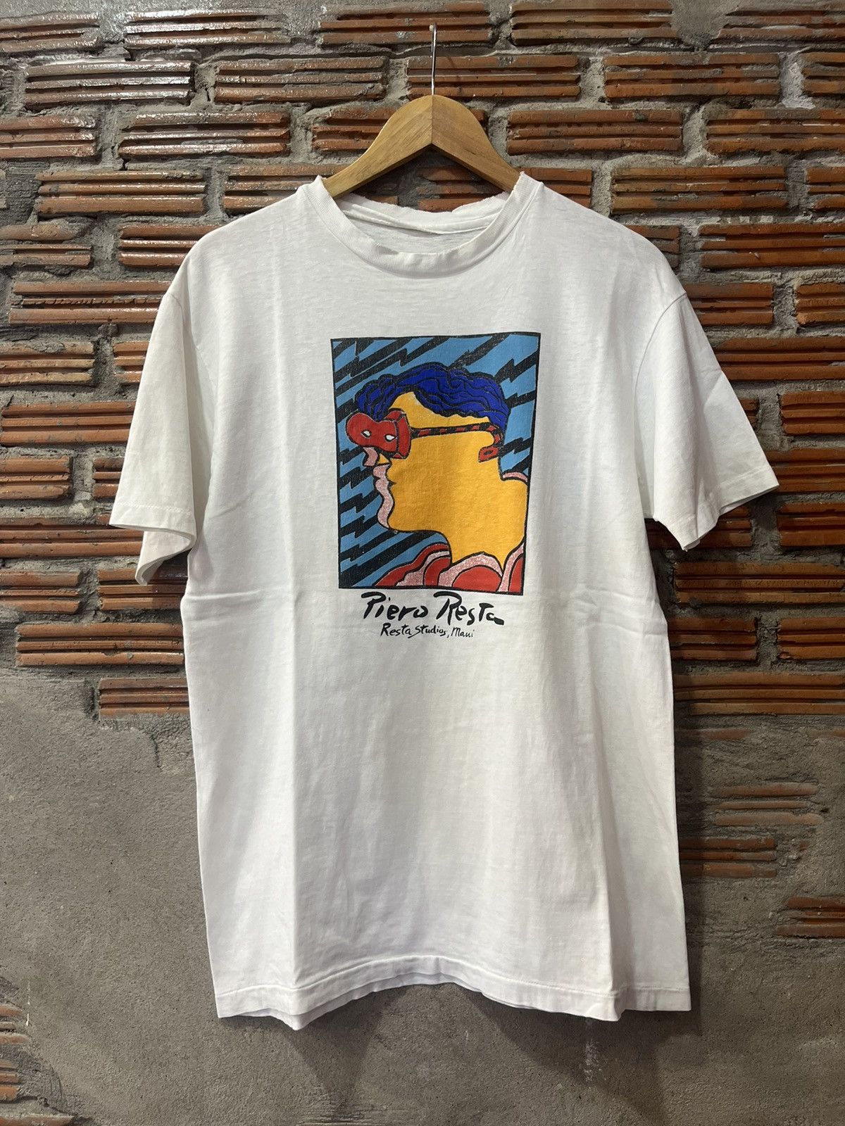 Arts & Science Vintage Piero Resta Studios Art design 90’s Tshirt Size US M / EU 48-50 / 2 - 2 Thumbnail