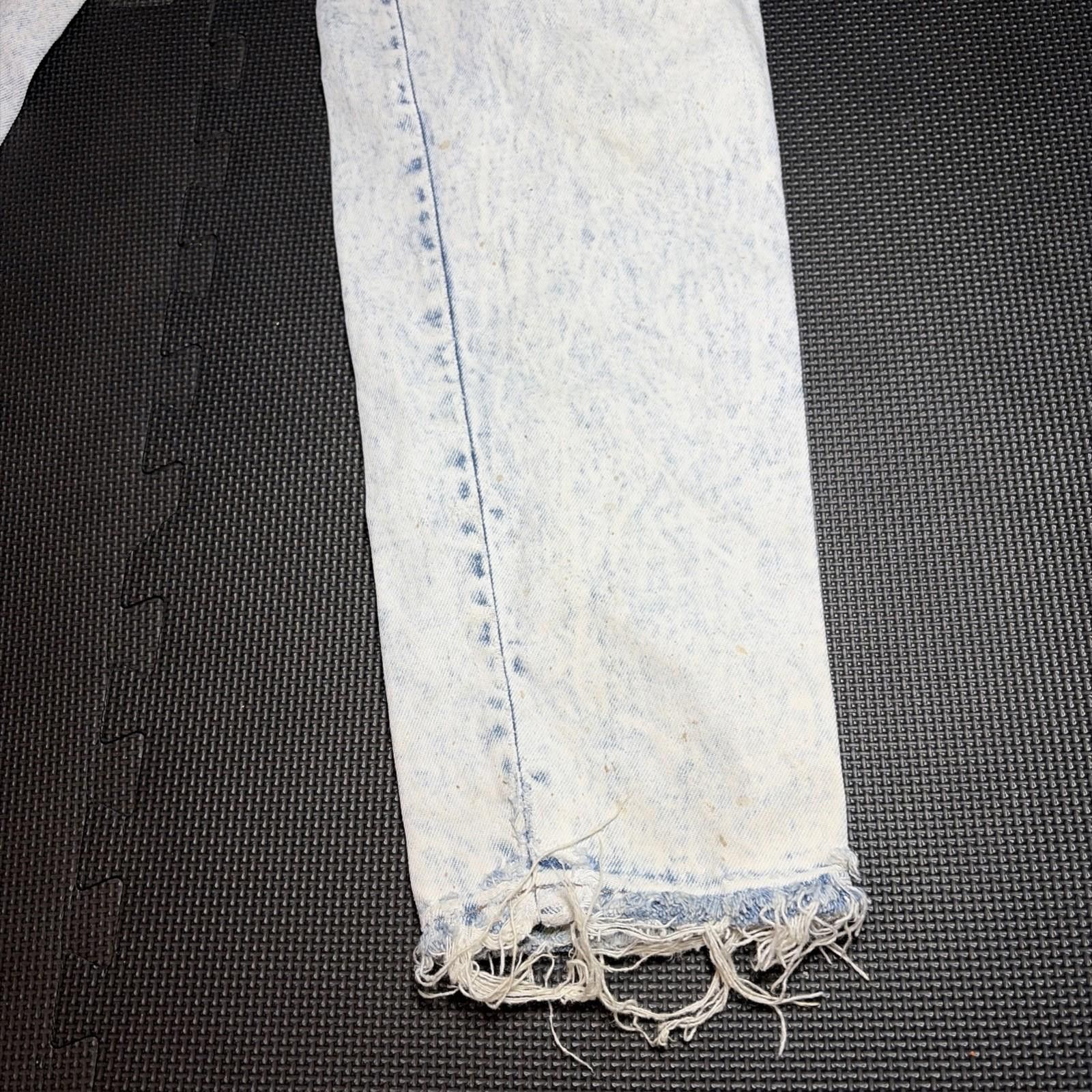 Levi's Vintage 80s Levis 506 Jeans Mens Size 11 Acid White Tab VTG Size US 32 / EU 48 - 6 Thumbnail