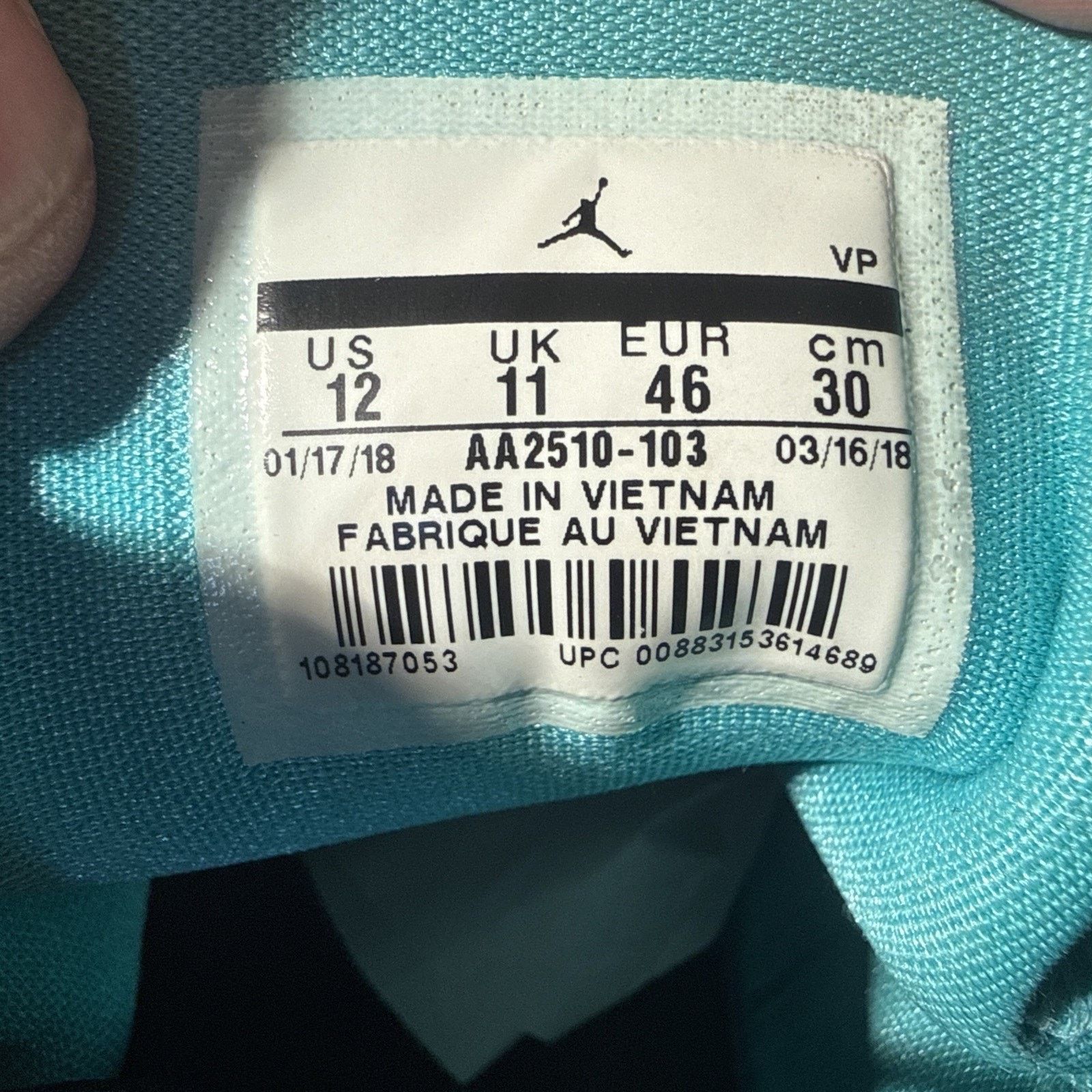 Jordan Brand Men’s 12 - Nike Air JORDAN WHY NOT ZER0.1 Hyper AA2510-103 Size US 12 / EU 45 - 9 Thumbnail