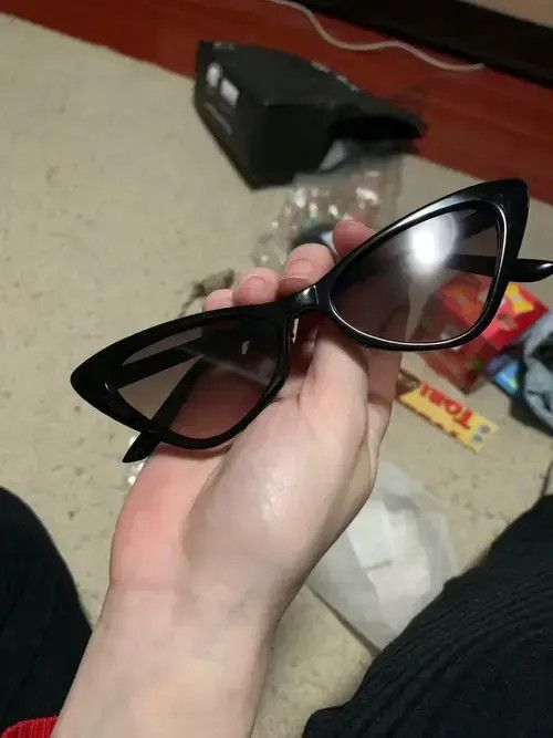 Other Vintage Cat Eye Small Rectangle Sun Glasses Size ONE SIZE - 4 Thumbnail