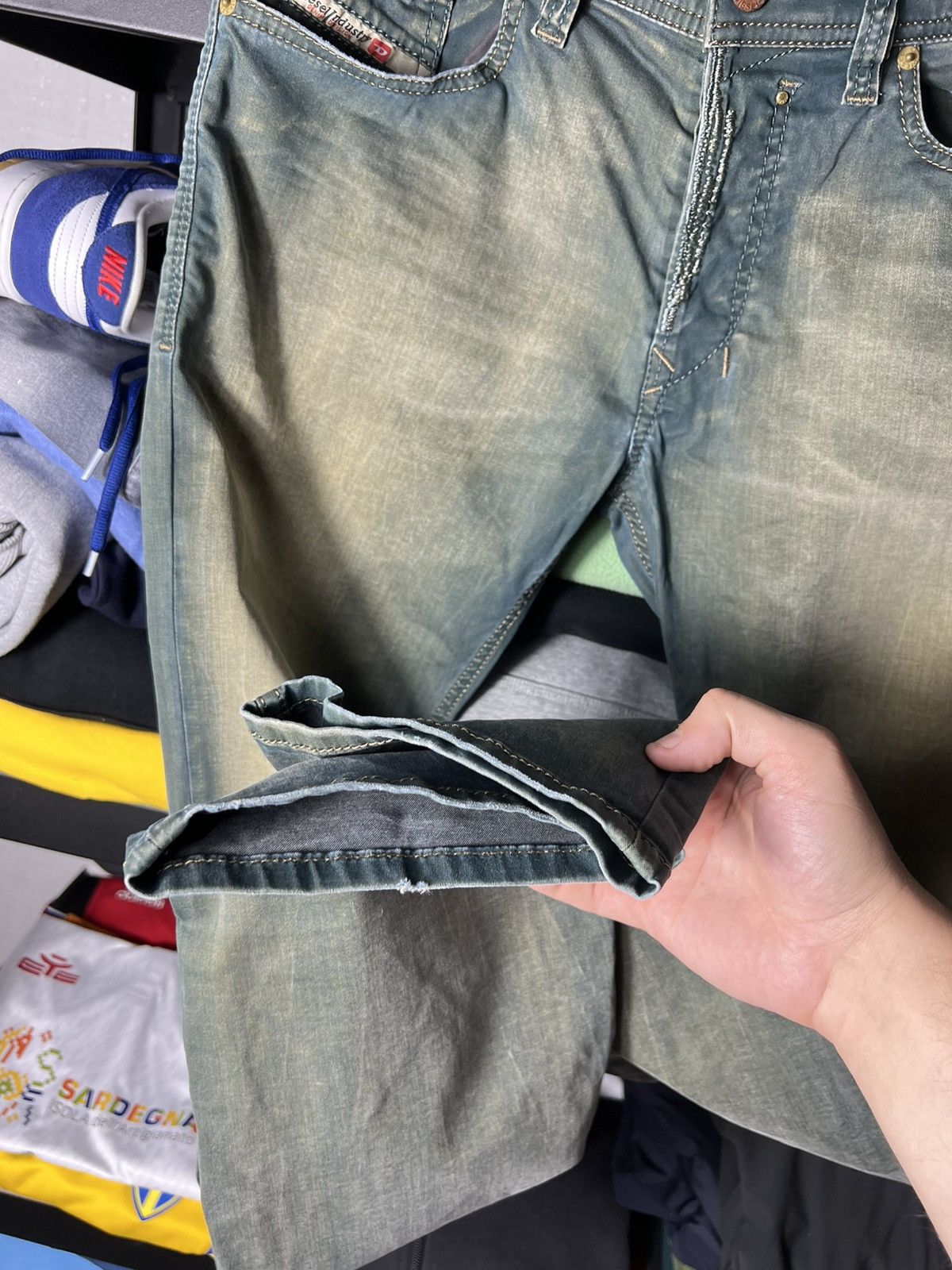 👖 Diesel Safado Regular Slim Straight Jeans Made in Italy