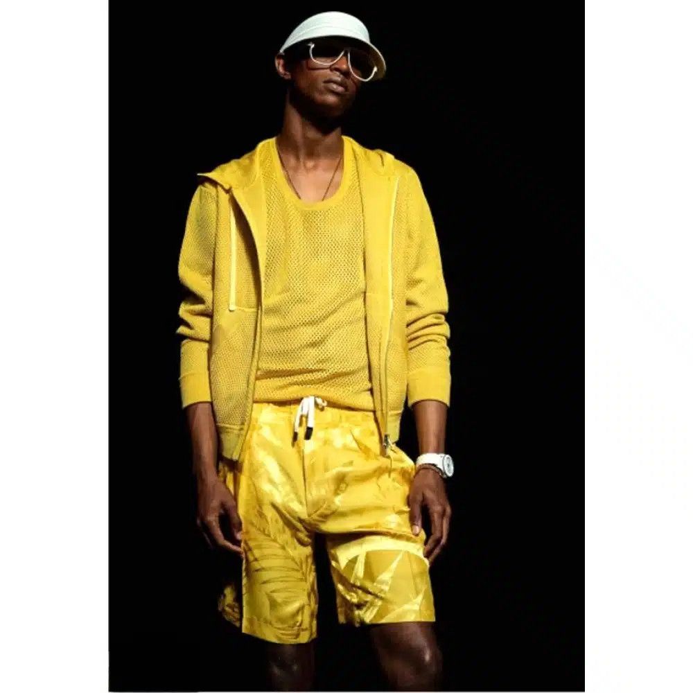 Tom Ford o1loc1c0825 KCN003 Mesh Tank Top in Lemon Size US M / EU 48-50 / 2 - 2 Thumbnail