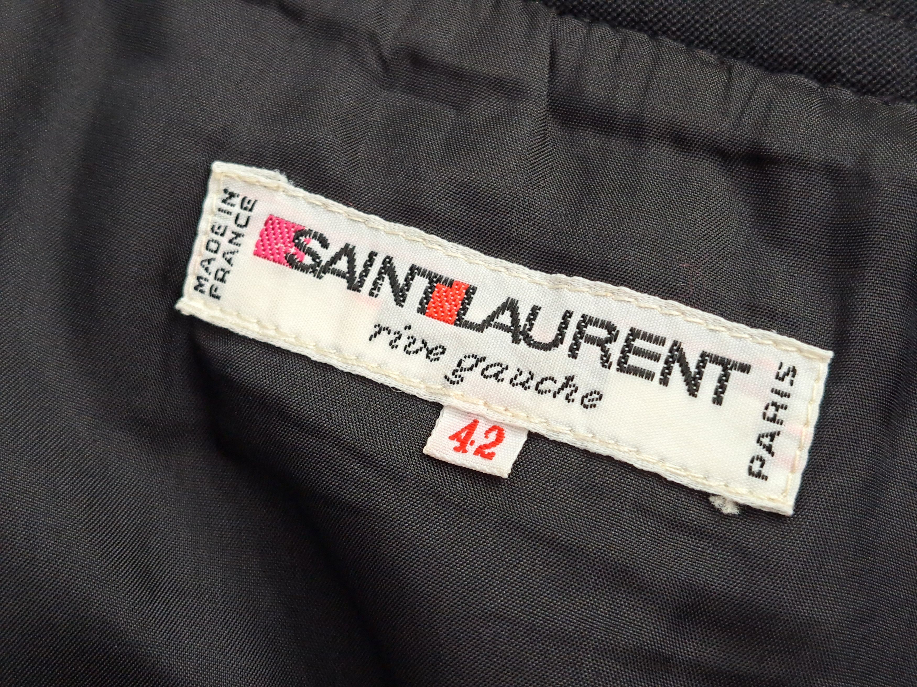 Yves Saint Laurent Yves Saint Laurent vintage black skirt. Size 42 Size 30" / US 8 / IT 44 - 5 Thumbnail