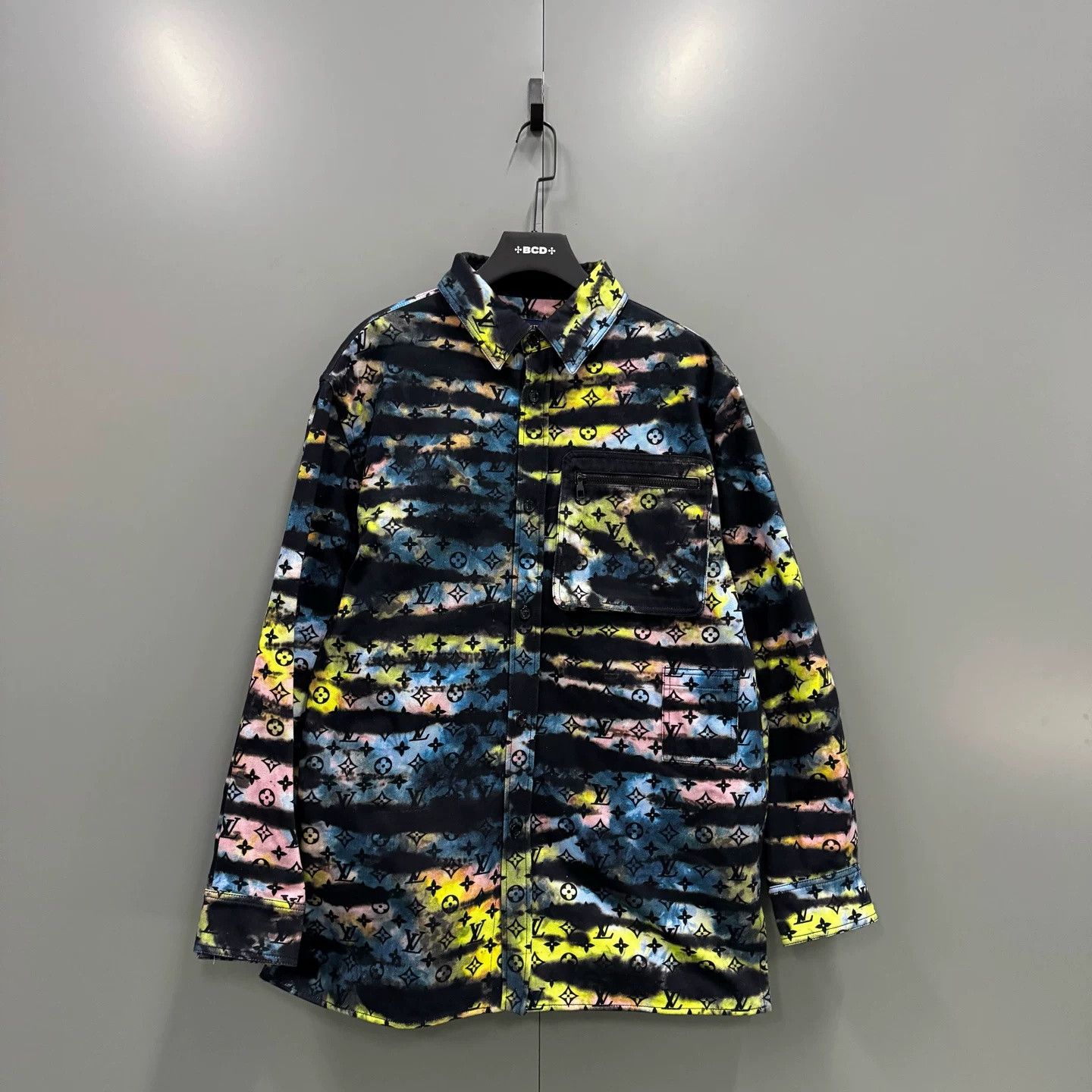 Louis Vuitton Louis Vuitton Iridescent Laser Monogram Denim Shirt Size US XXL / EU 58 / 5 - 2 Thumbnail