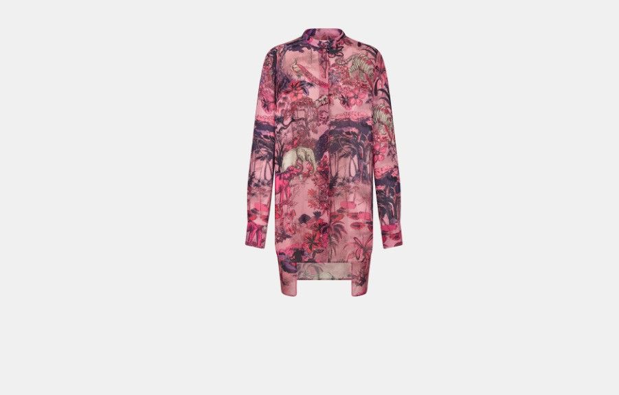 o1w1db10824 Cotton Voile Blouse in Multicolor