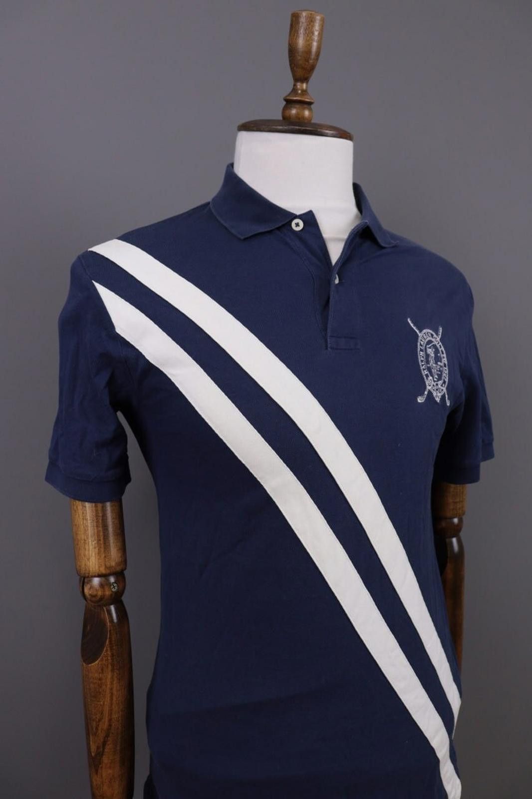Polo Ralph Lauren Polo Ralph Lauren Golf Blue Striped Polo Shirt Size S Size US S / EU 44-46 / 1 - 6 Thumbnail