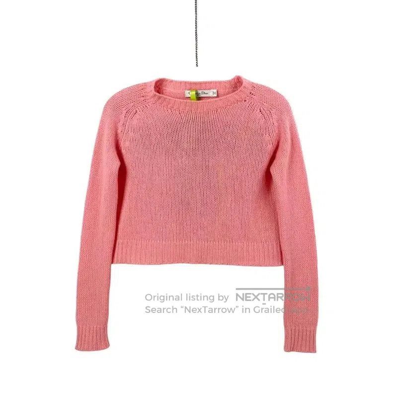 Dior Dior Pink Knit Pullover Sweater for Women . Size XS / US 0-2 / IT 36-38 - 1 Thumbnail