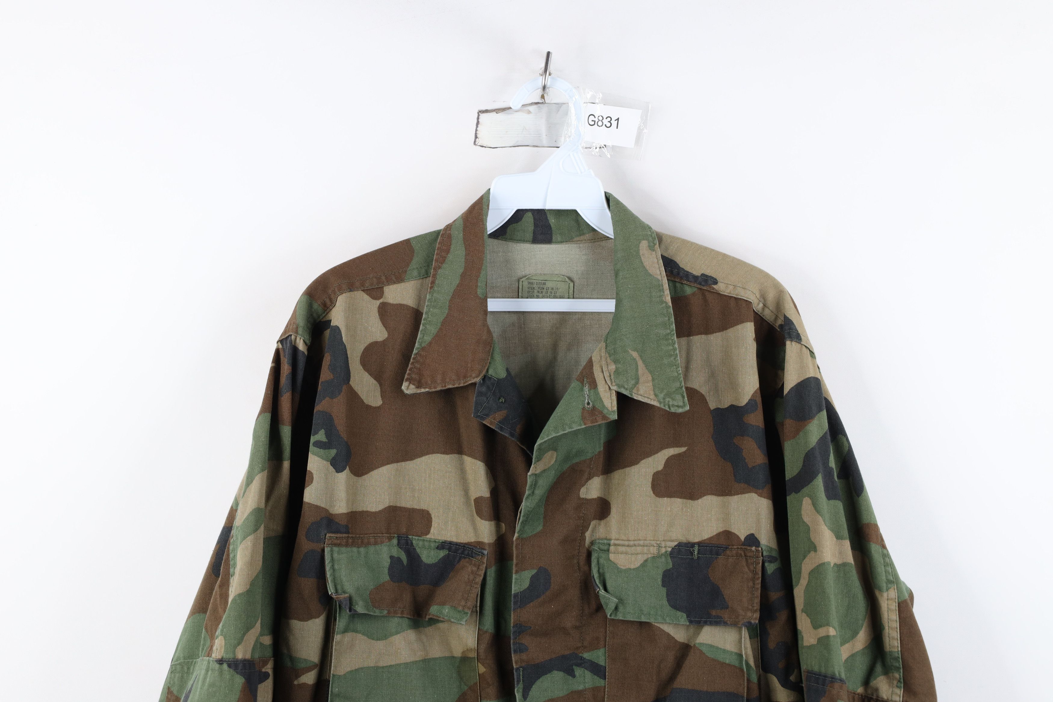 Vintage Vintage 80s US Military Camouflage Combat Jacket Coat USA Size US S / EU 44-46 / 1 - 2 Thumbnail