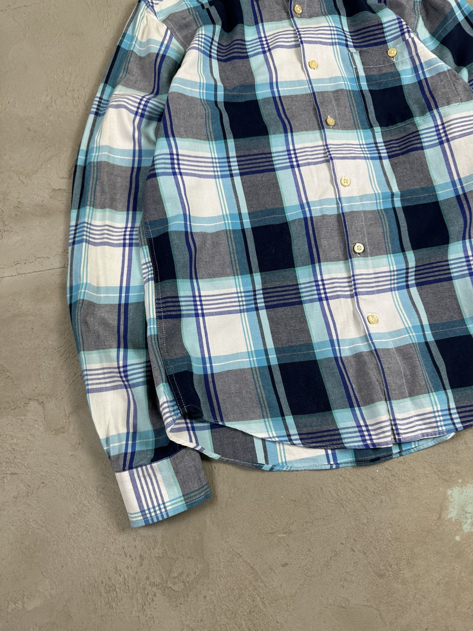 Flannel × Vintage Vintage Flannel Checked Button Up Shirt Size US M / EU 48-50 / 2 - 5 Thumbnail