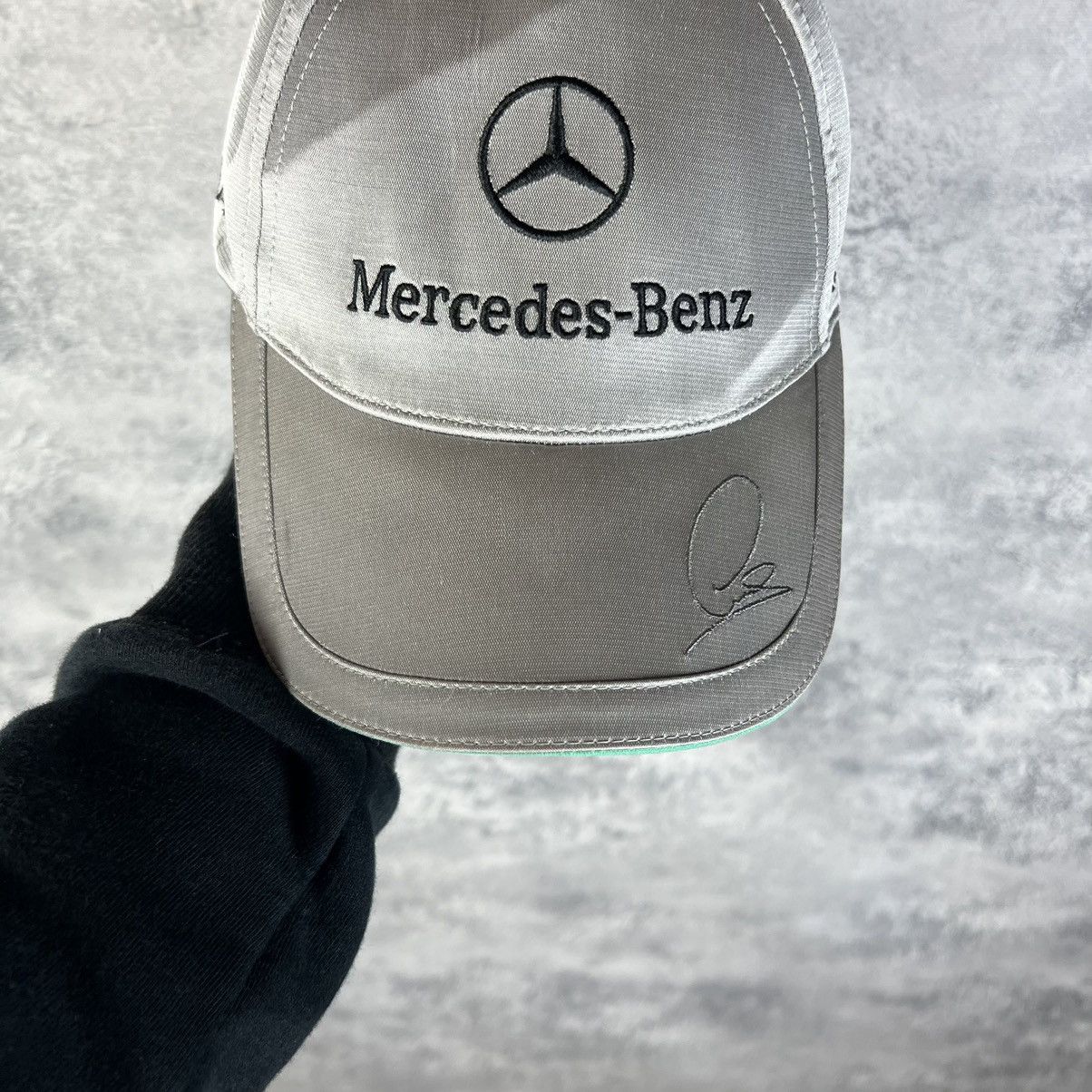 Mercedes-Benz Puma Mercedes Benz Lewis Hamilton Vintage Cap Men's Size ONE SIZE - 3 Thumbnail