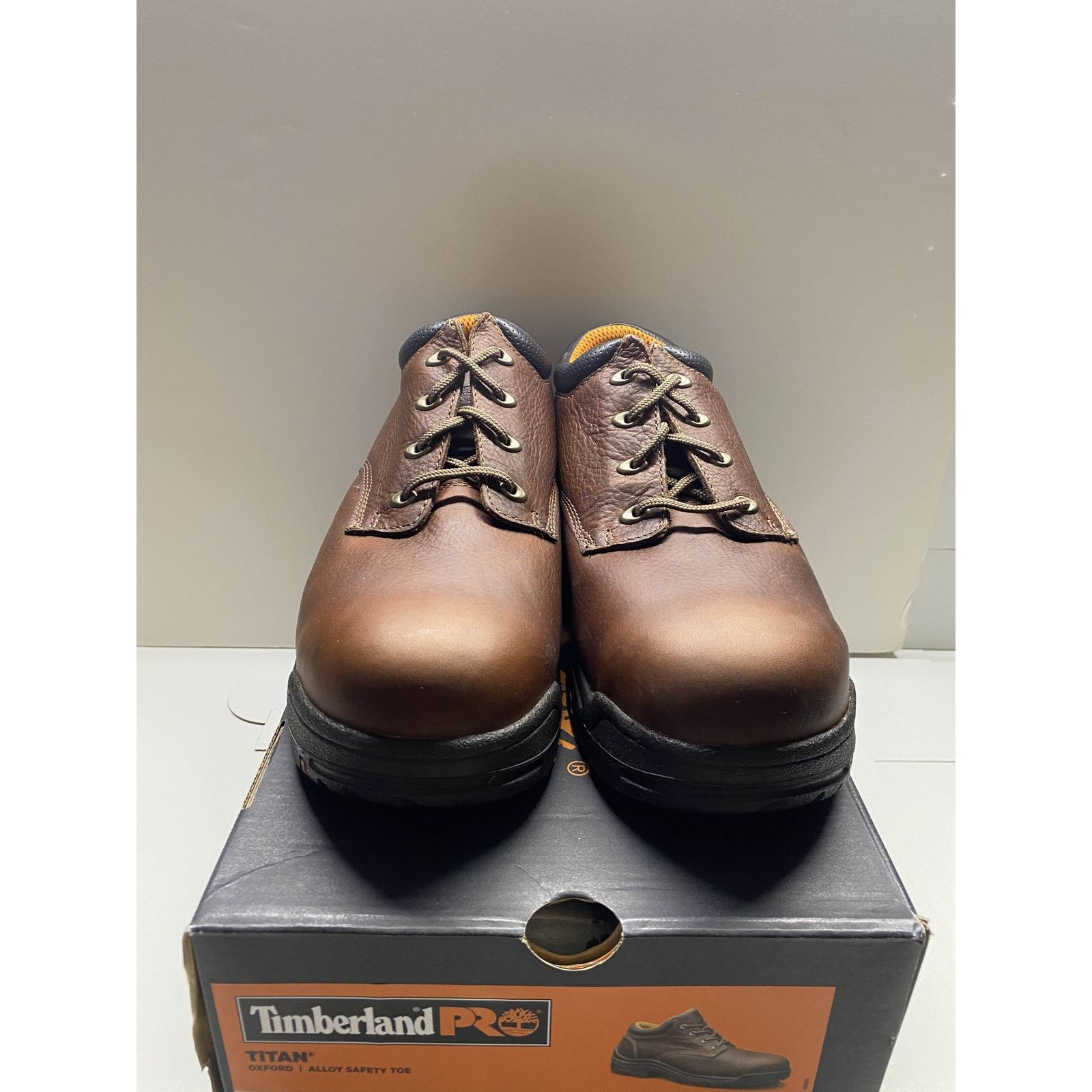 Timberland Timberland Pro Titan Oxford Alloy Safety Brown Men's 11.5M Size US 11.5 / EU 44-45 - 2 Thumbnail