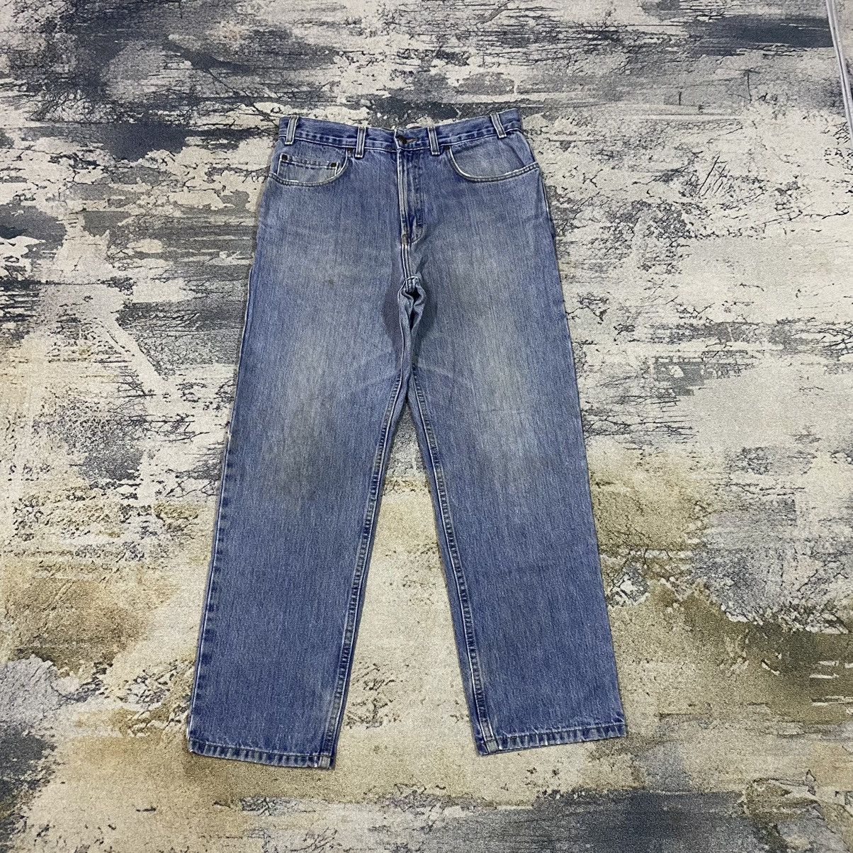 image of Vintage Kirkland Faded Light Washed Denim Jeans in Light Blue Washed, Men's (Size 33)